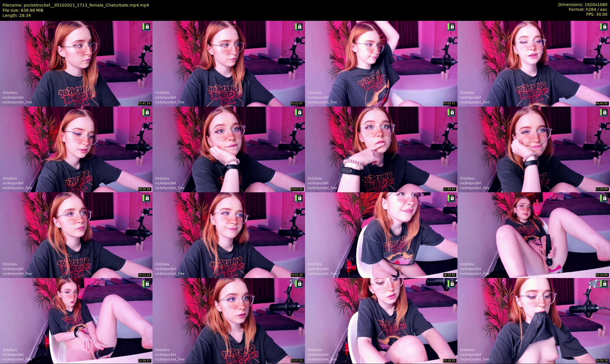 pocketrocket_ — 29 minute Chaturbate female cam show recording, 1080p, Oct 5, 2021