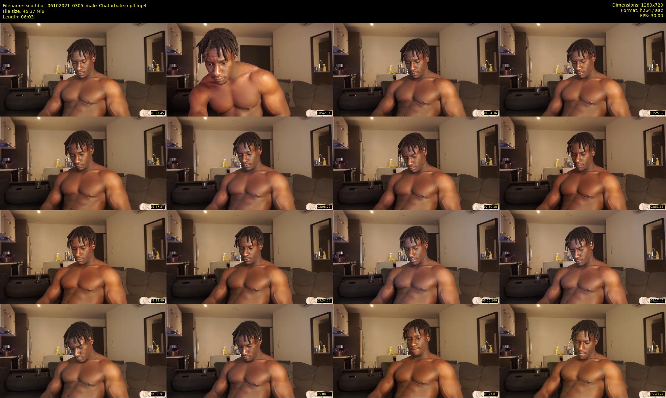 scottdior — 7 minute Chaturbate male cam show recording, 720p, Oct 6, 2021