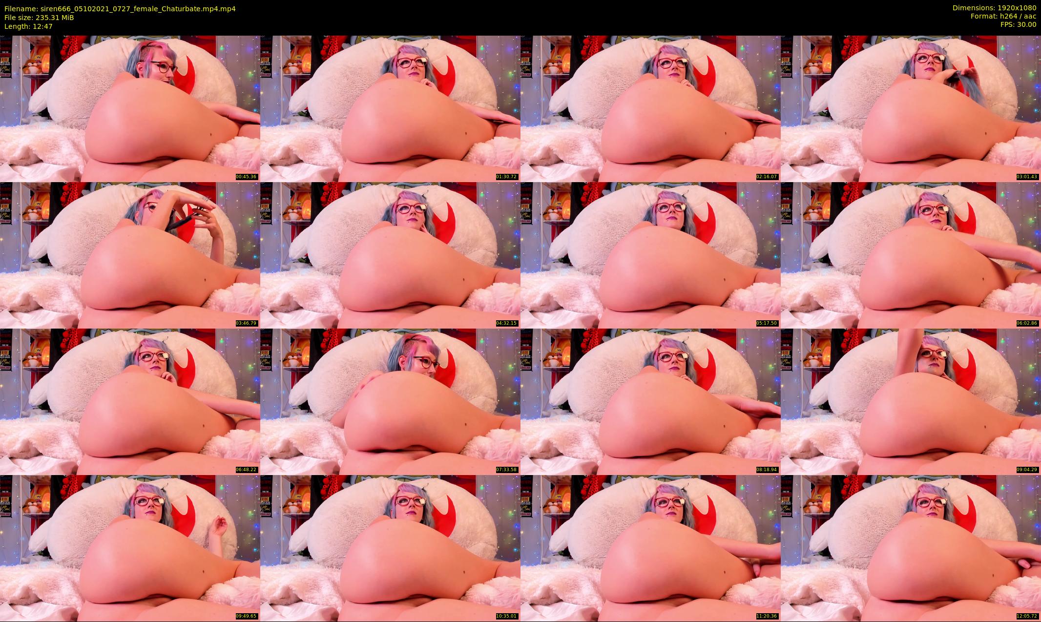 siren666 — 13 minute Chaturbate female cam show recording, 1080p, Oct 5, 2021