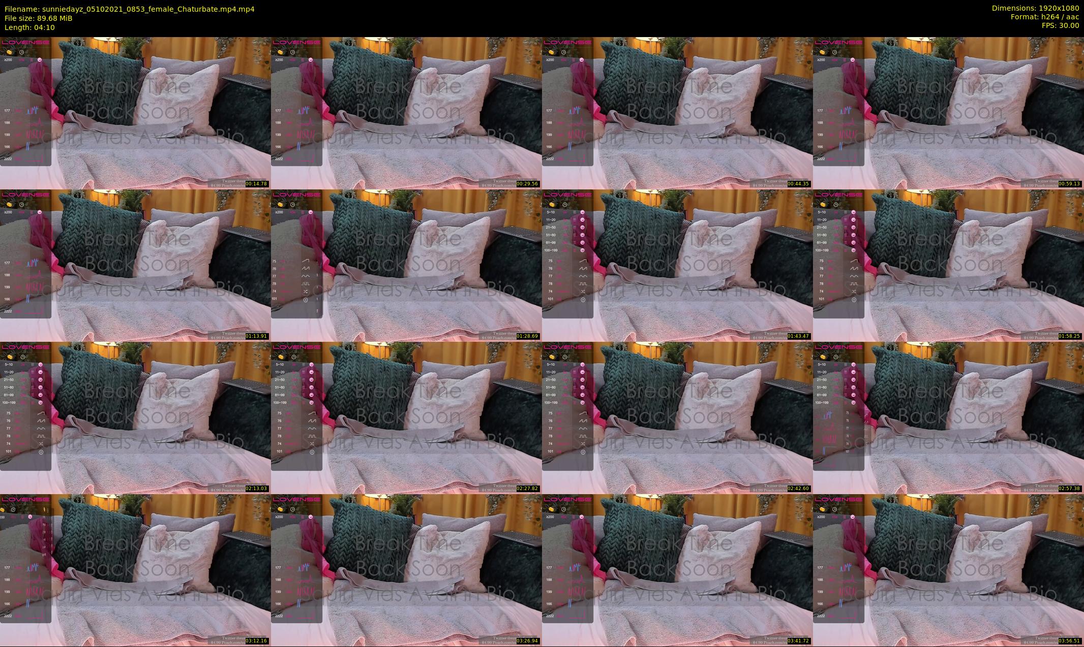 sunniedayz — 5 minute Chaturbate female cam show recording, 1080p, Oct 5, 2021