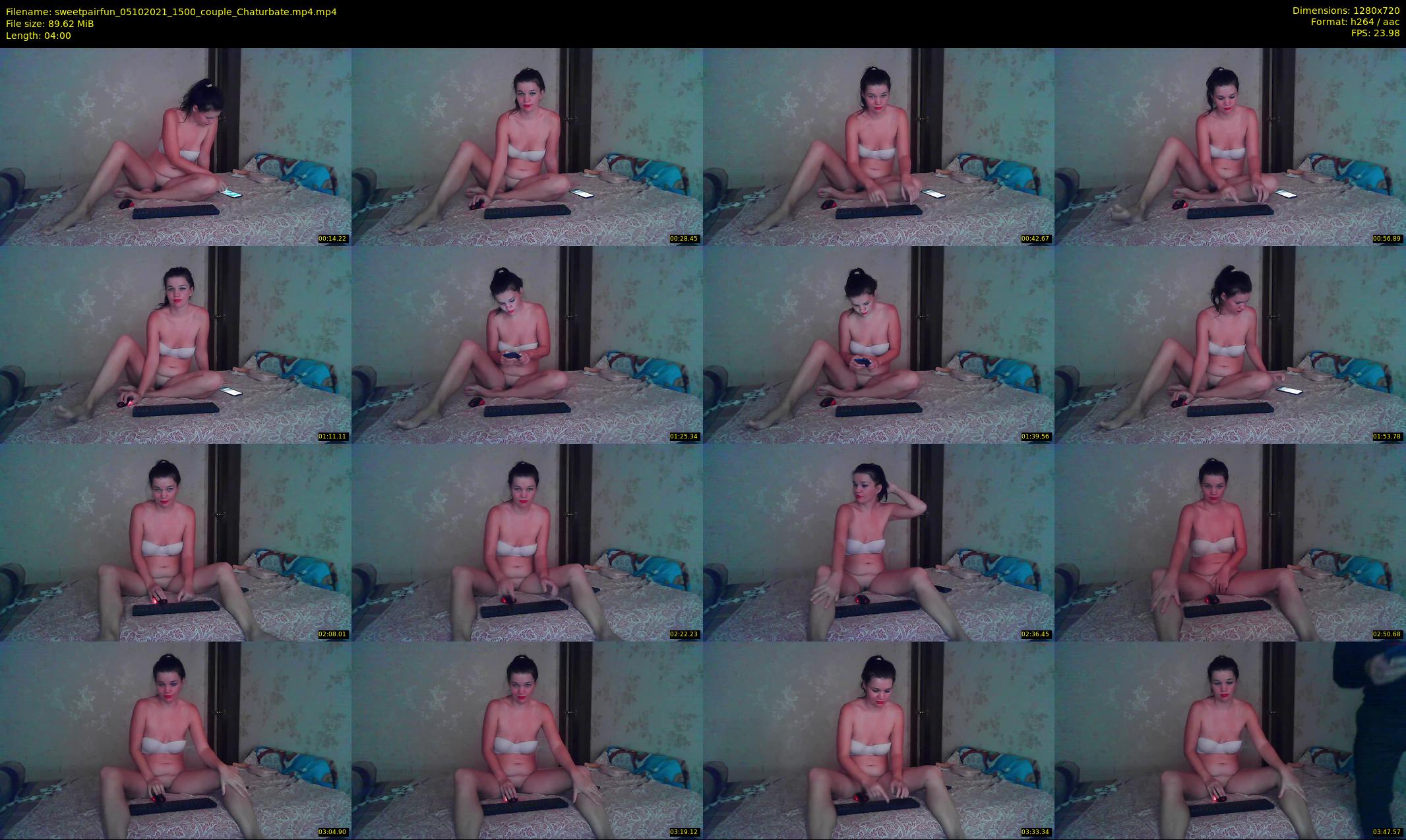 sweetpairfun — 4 minute Chaturbate couple cam show recording, 720p, Oct 5, 2021