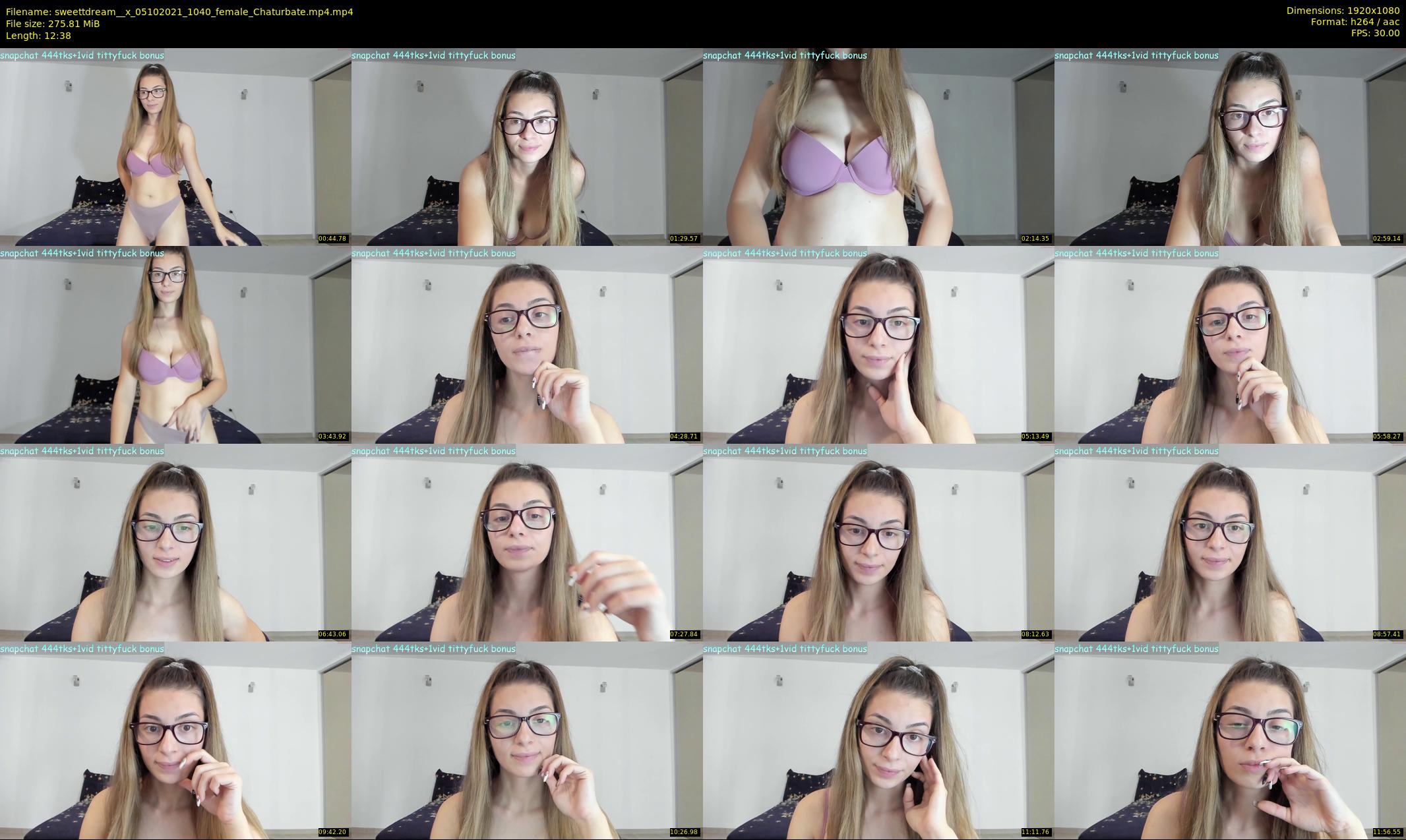 sweettdream__x — 13 minute Chaturbate female cam show recording, 1080p, Oct 5, 2021