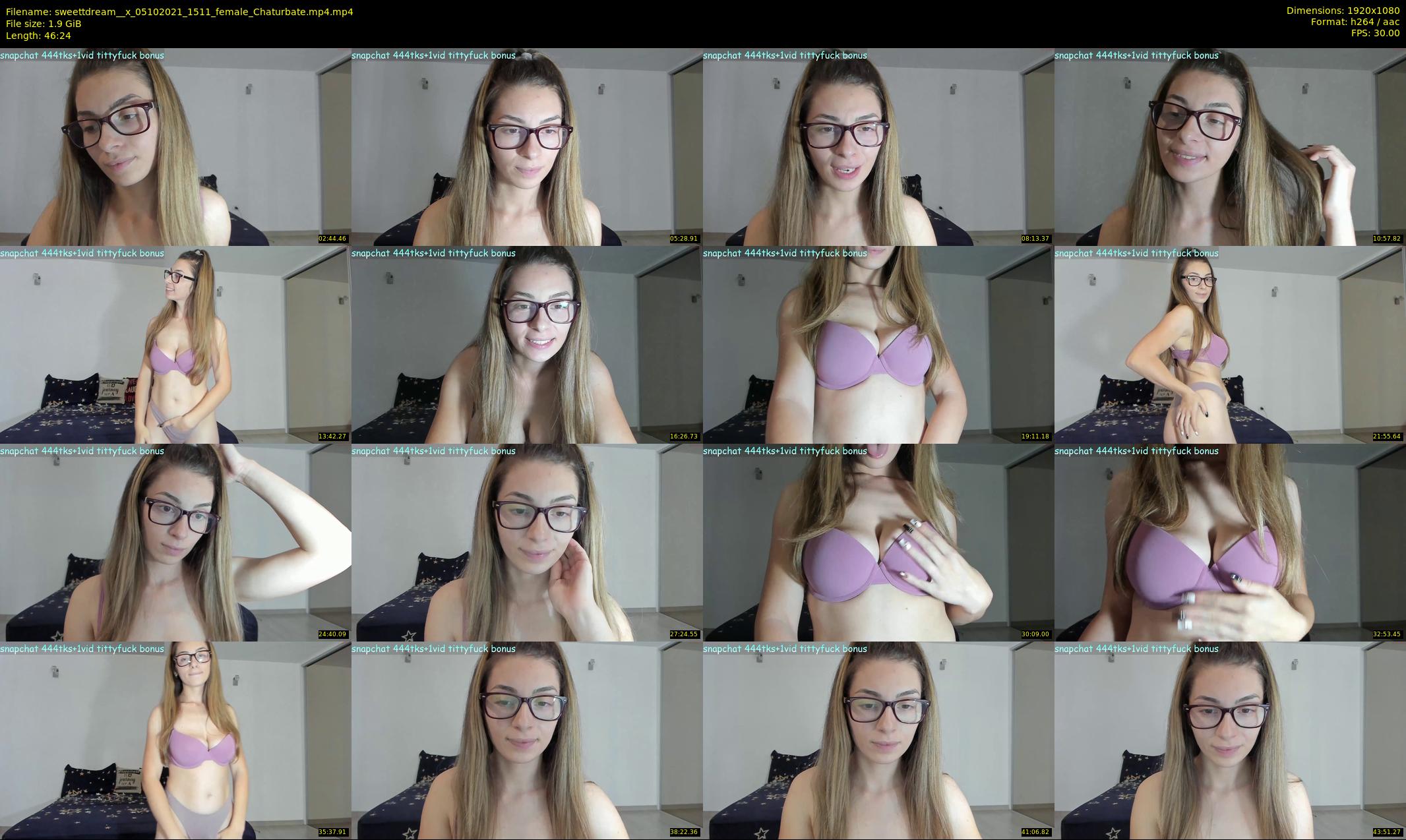 sweettdream__x — 47 minute Chaturbate female cam show recording, 1080p, Oct 5, 2021