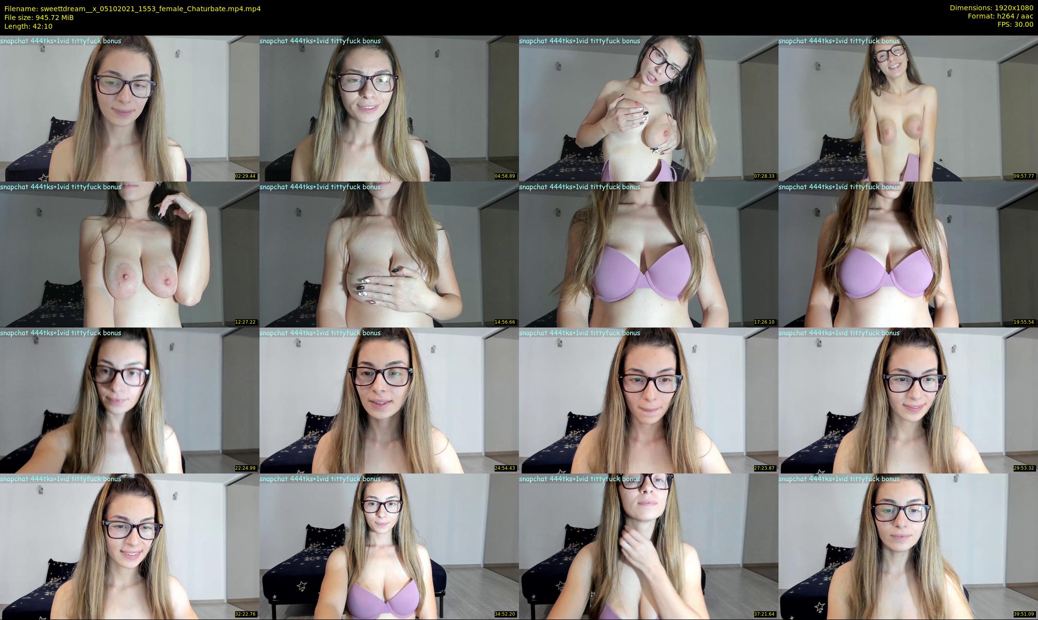 sweettdream__x — 43 minute Chaturbate female cam show recording, 1080p, Oct 5, 2021