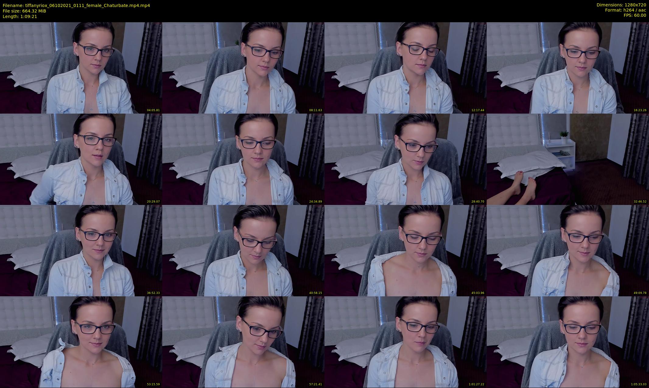 tiffanyriox — 70 minute Chaturbate female cam show recording, 720p, Oct 6, 2021