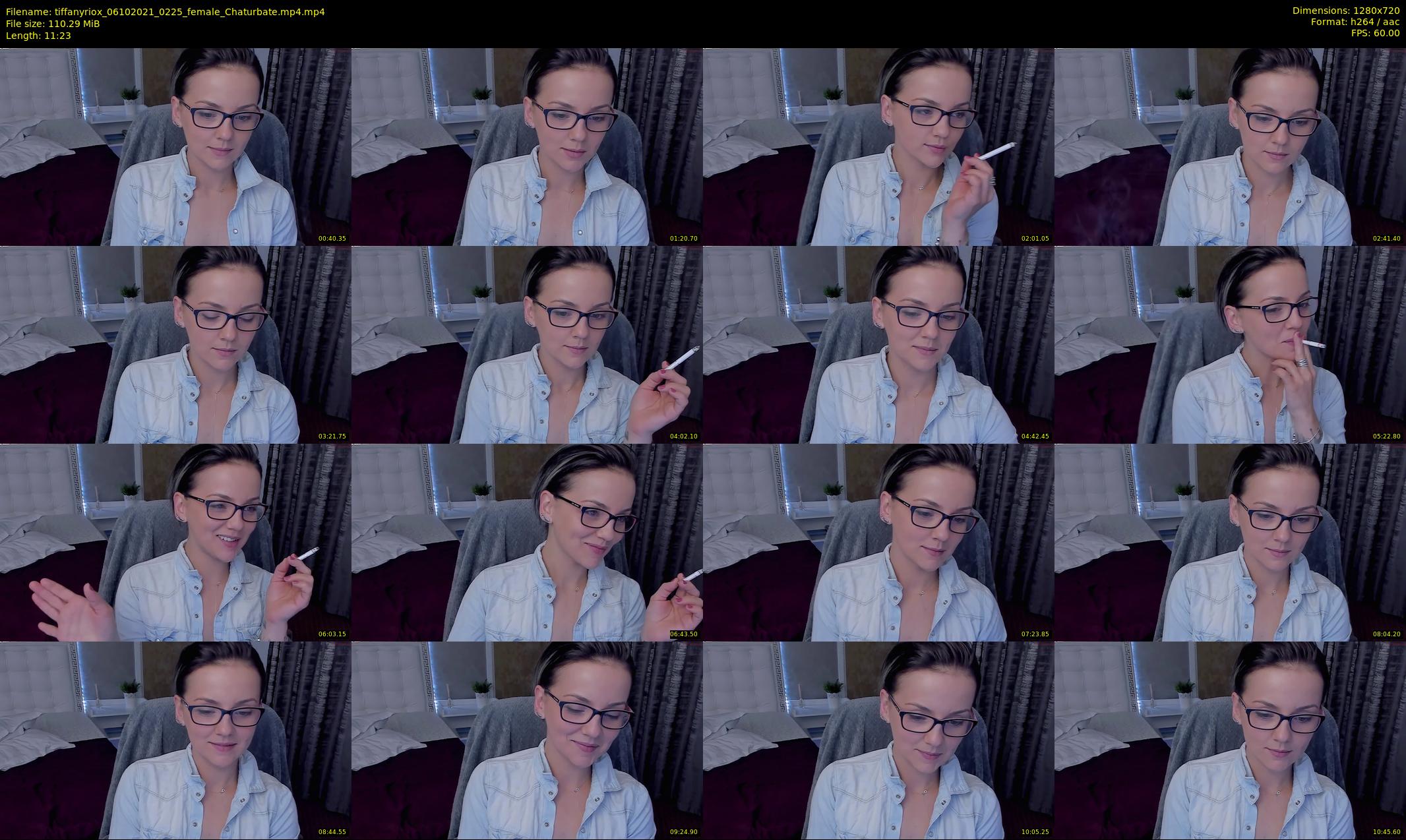 tiffanyriox — 12 minute Chaturbate female cam show recording, 720p, Oct 6, 2021