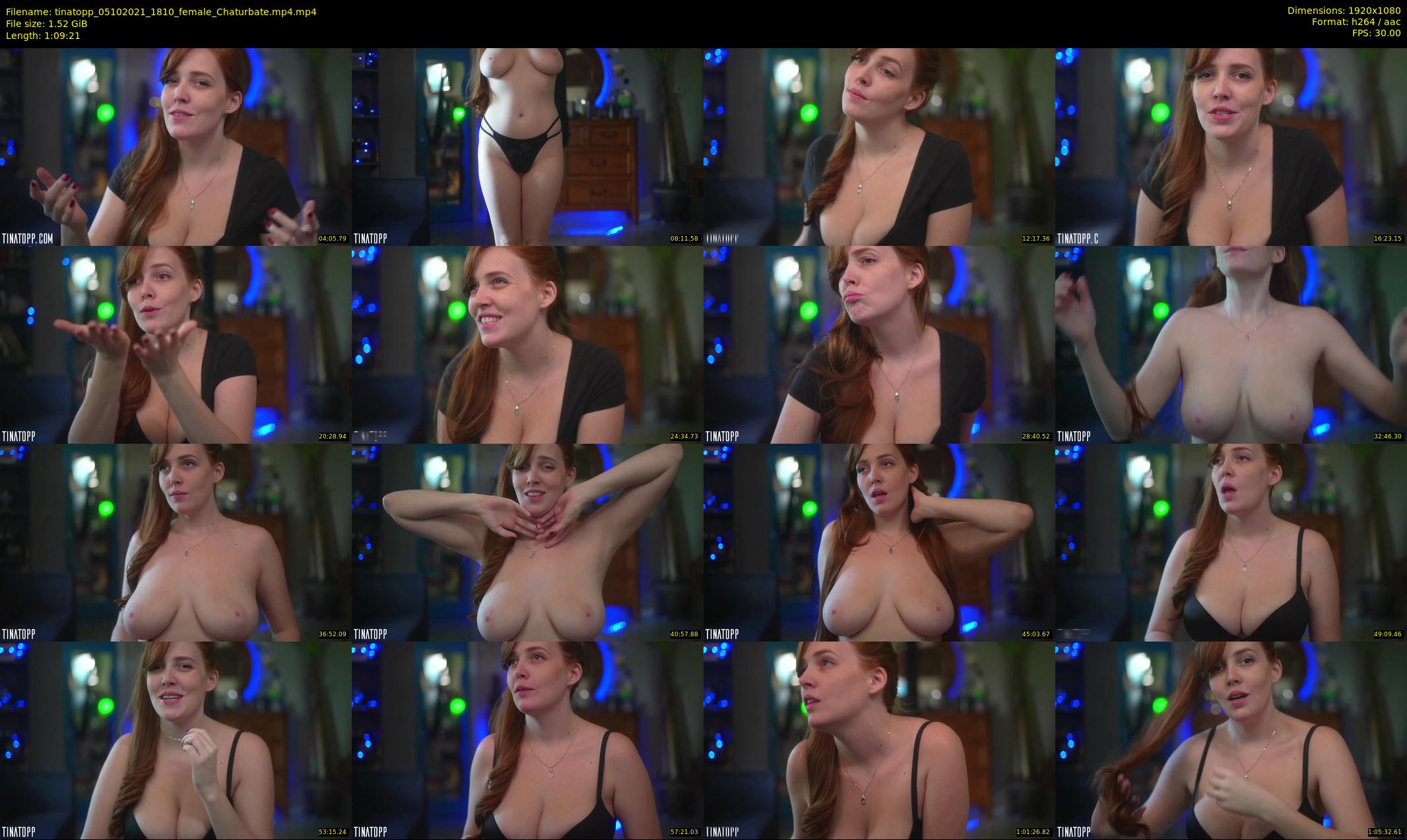 tinatopp — 70 minute Chaturbate female cam show recording, 1080p, Oct 5, 2021