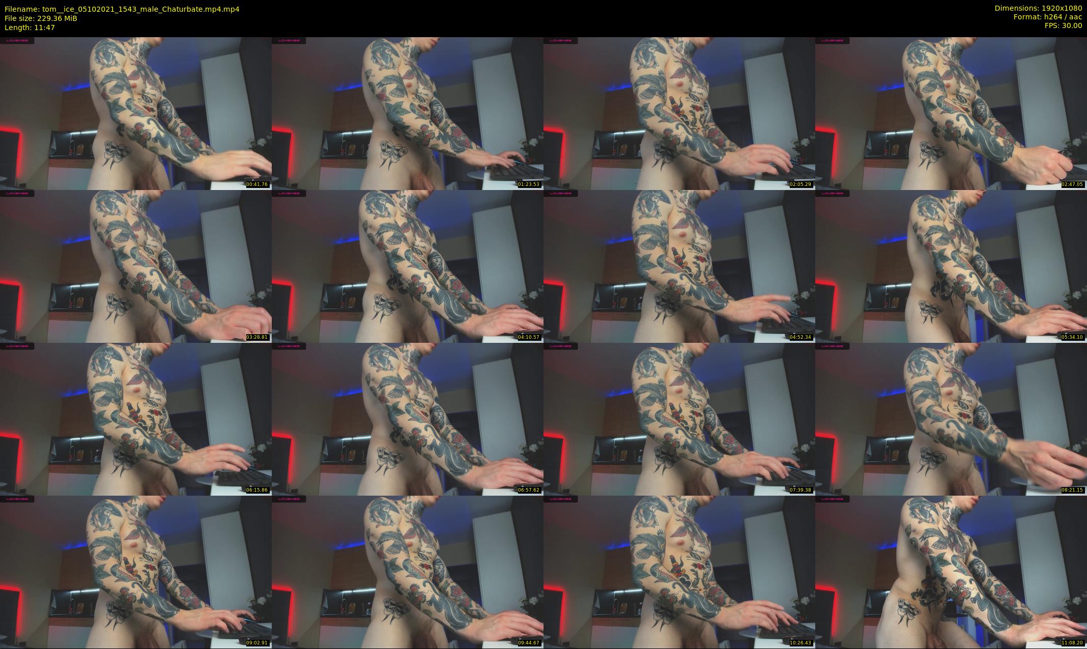 tom__ice — 12 minute Chaturbate male cam show recording, 1080p, Oct 5, 2021