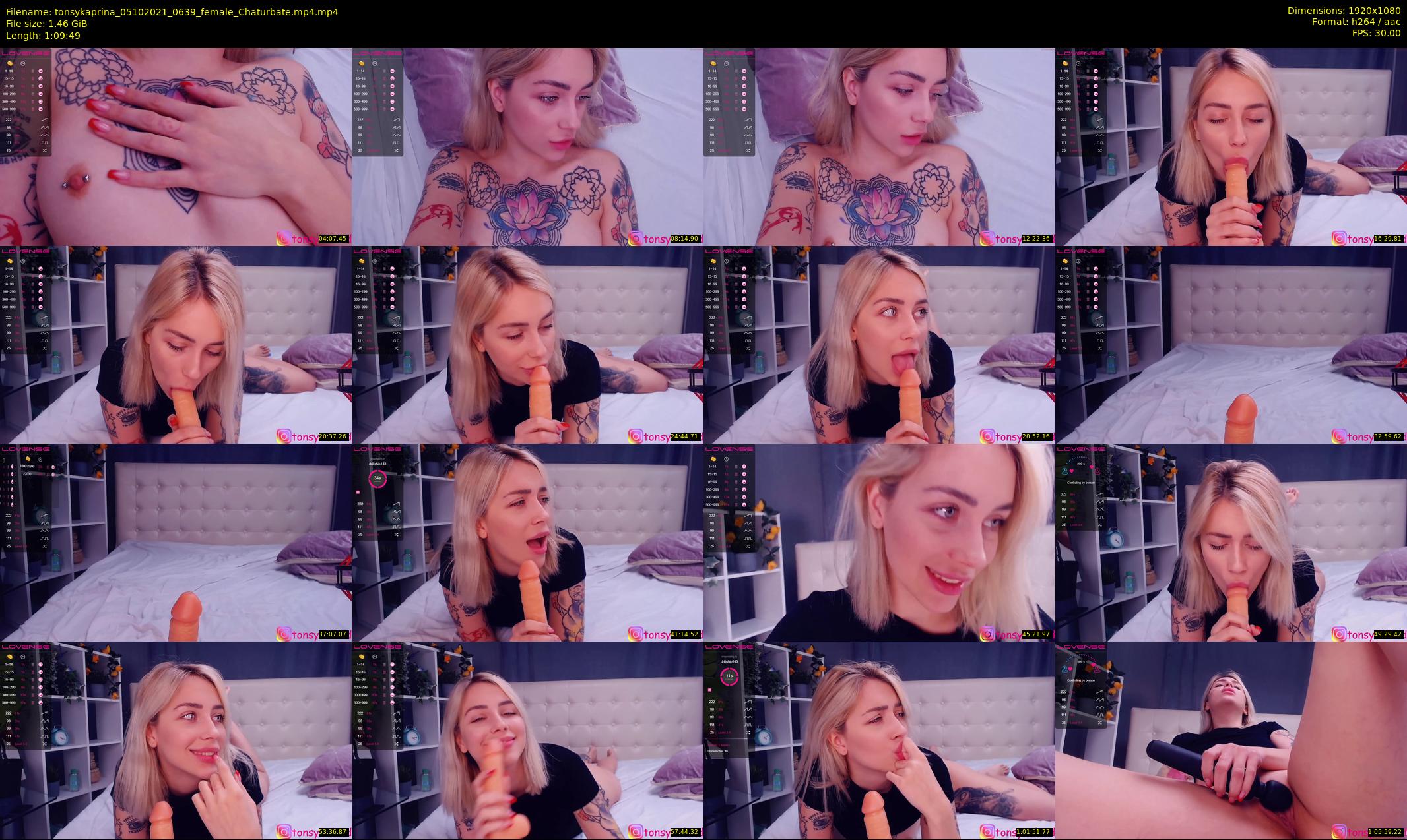 tonsykaprina — 70 minute Chaturbate couple cam show recording, 1080p, Oct 5, 2021