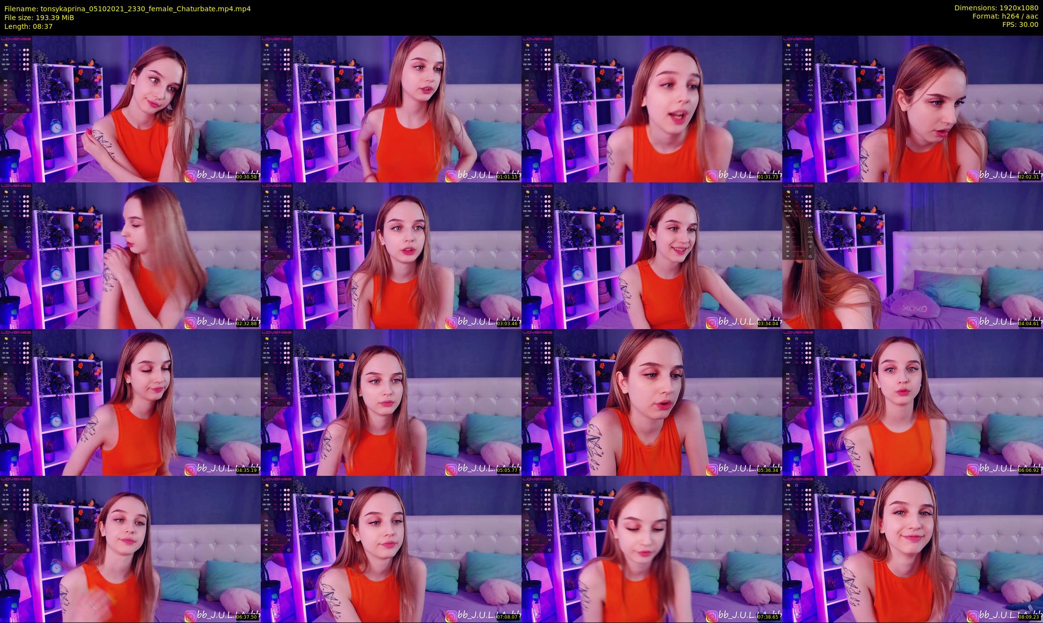 tonsykaprina — 9 minute Chaturbate couple cam show recording, 1080p, Oct 5, 2021