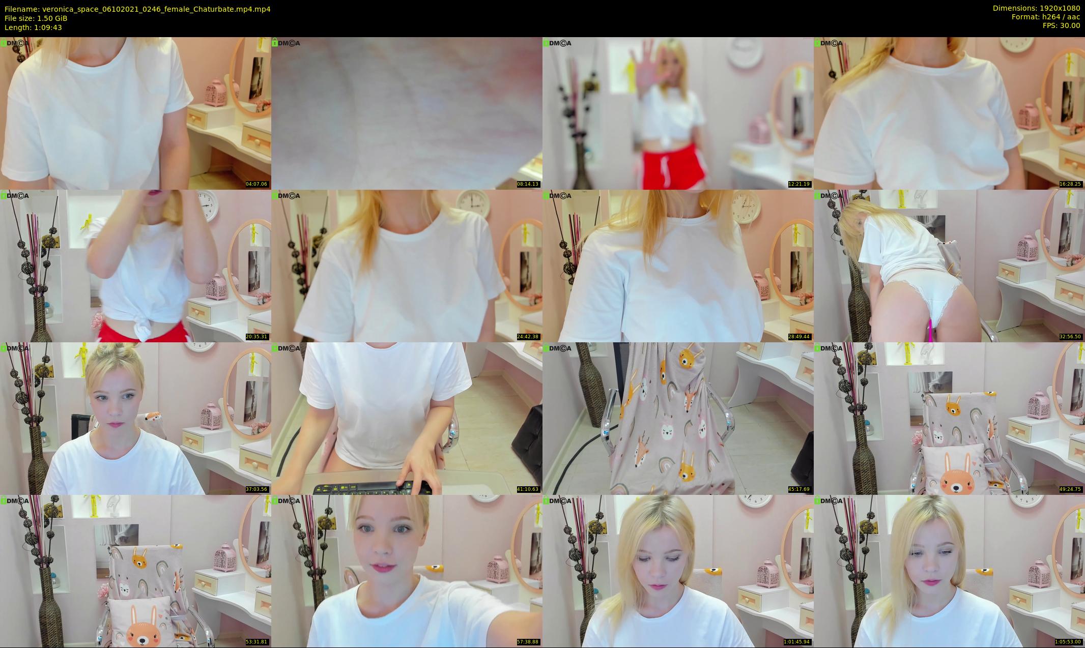 veronica_space — 70 minute Chaturbate female cam show recording, 1080p, Oct 6, 2021