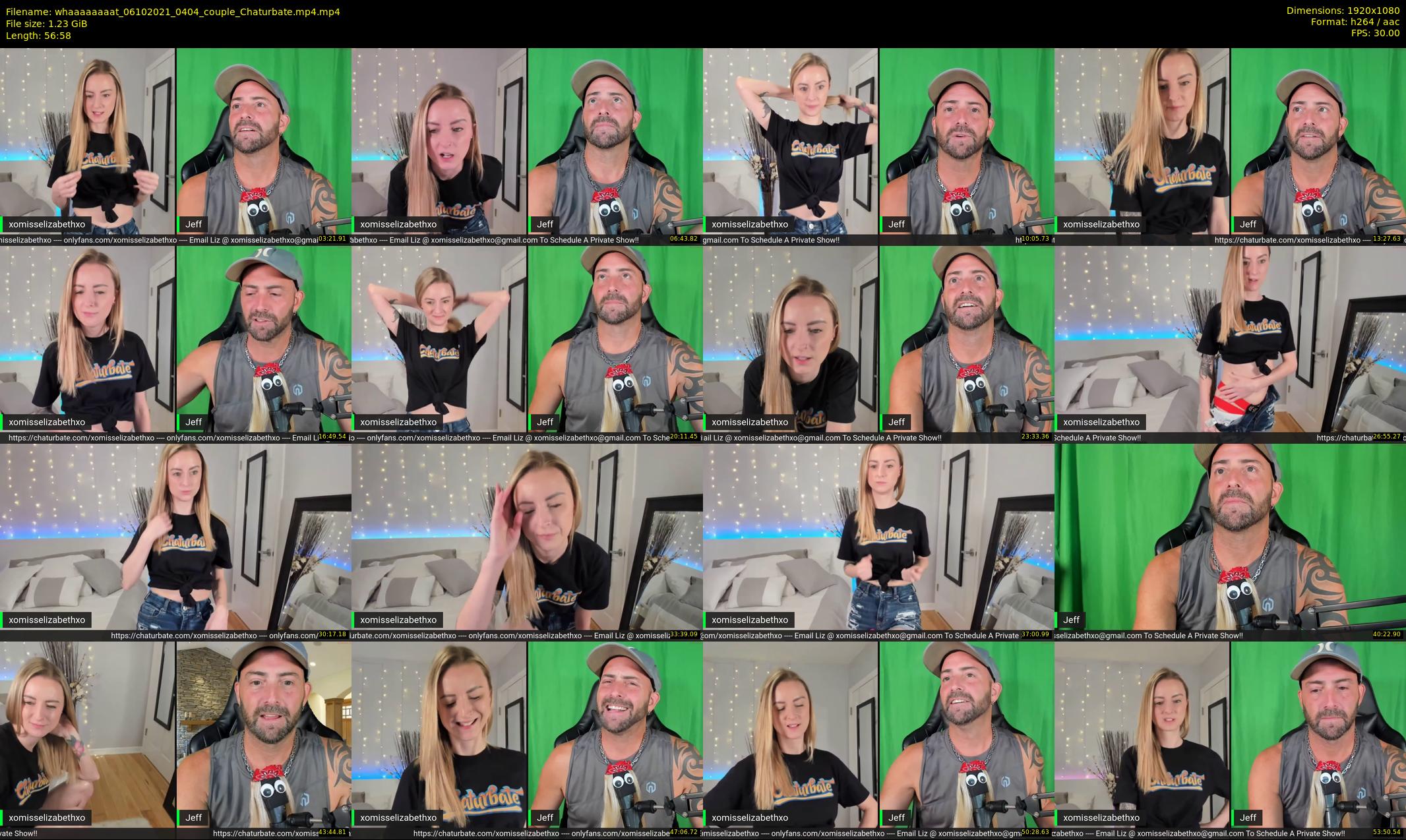 whaaaaaaaat — 57 minute Chaturbate couple cam show recording, 1080p, Oct 6, 2021