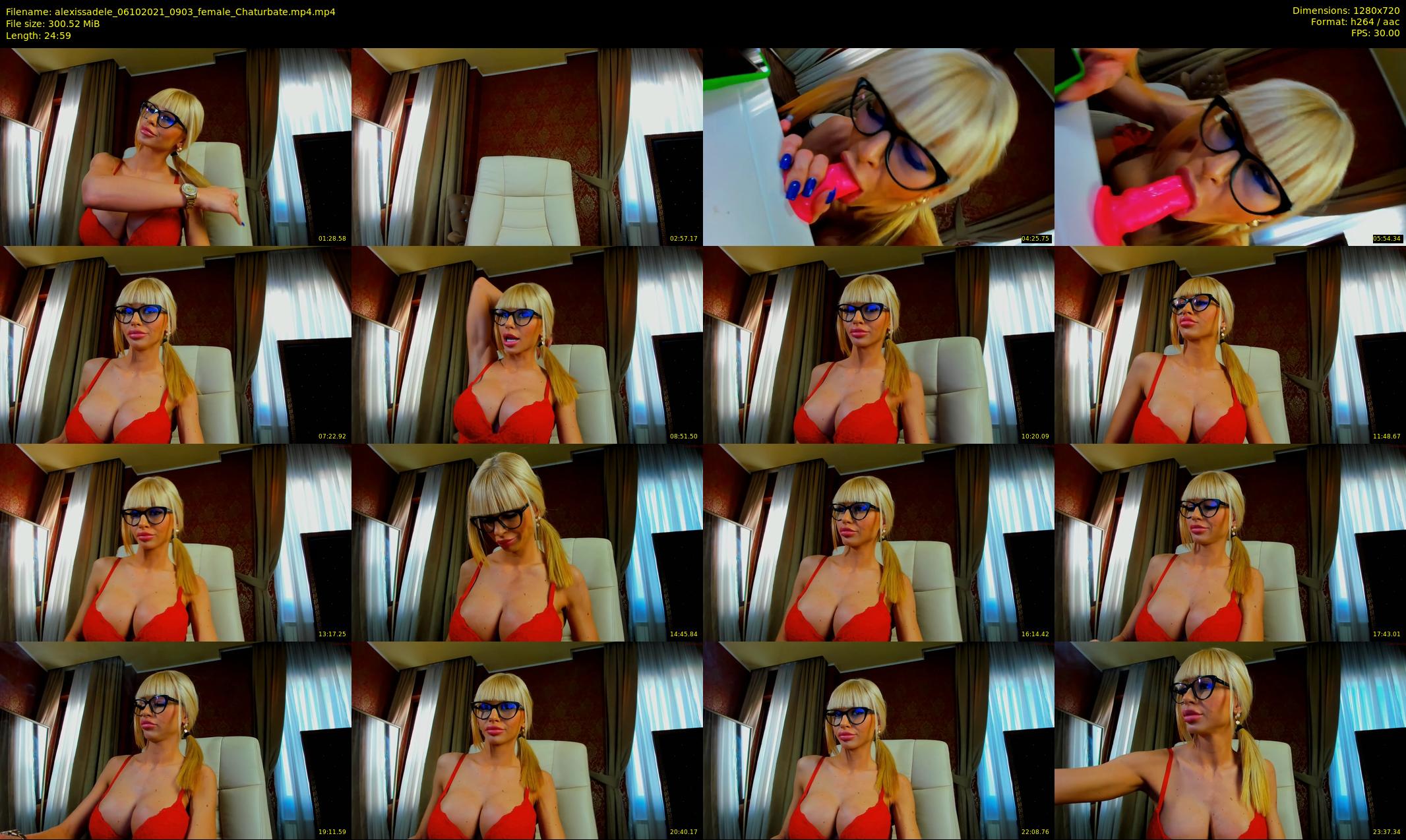 alexissadele — 25 minute Chaturbate female cam show recording, 720p, Oct 6, 2021