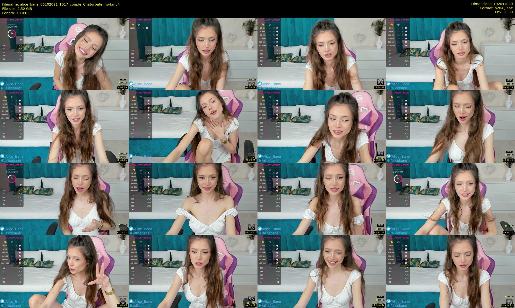 alice_bane — 71 minute Chaturbate female cam show recording, 1080p, Oct 6, 2021