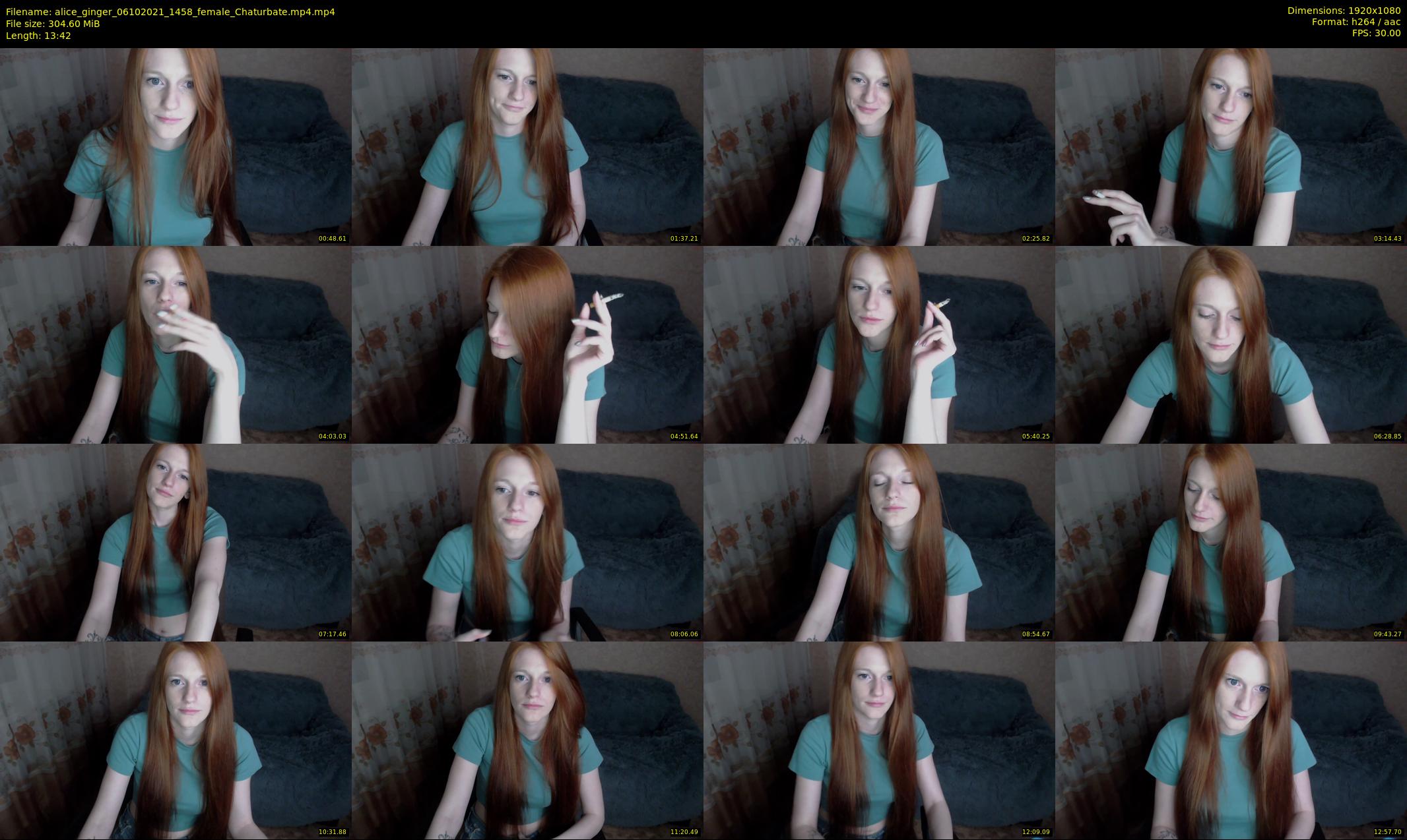 alice_ginger — 14 minute Chaturbate female cam show recording, 1080p, Oct 6, 2021