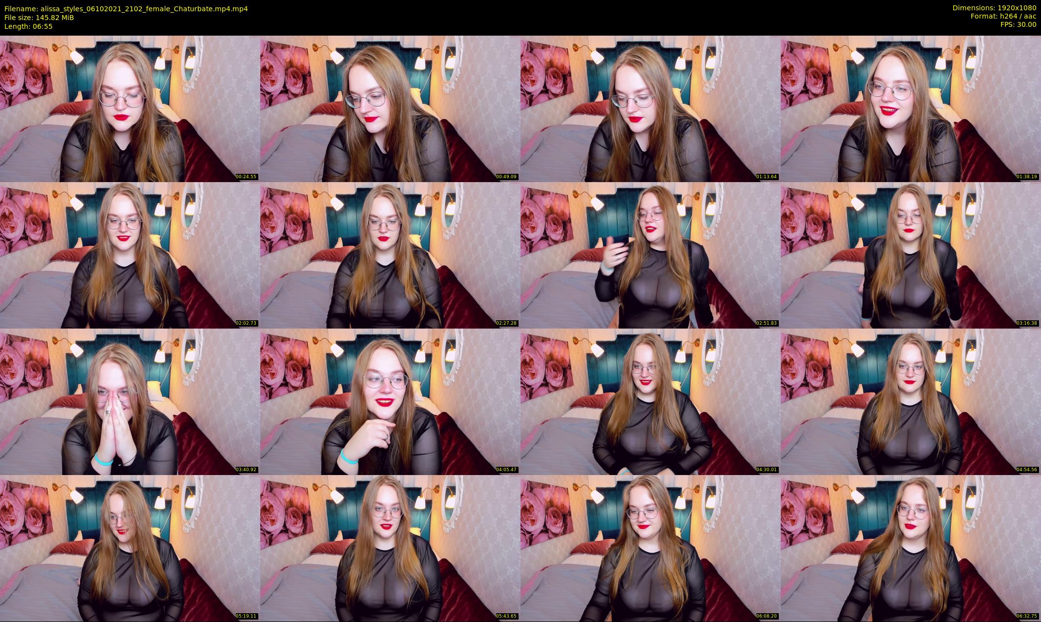 alissa_styles — 7 minute Chaturbate female cam show recording, 1080p, Oct 6, 2021