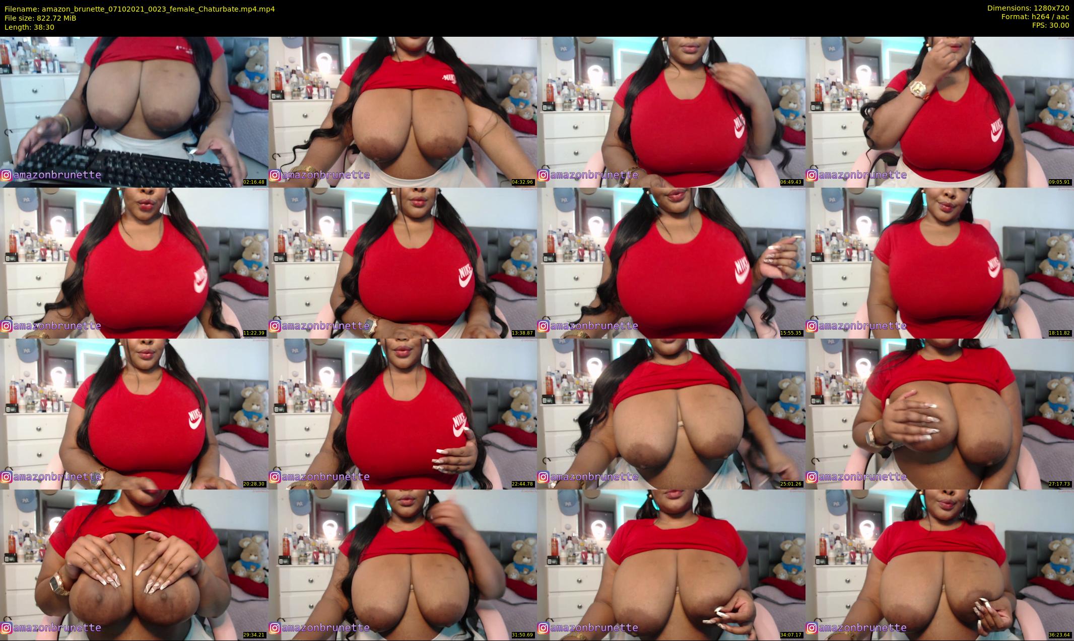 amazon_brunette — 39 minute Chaturbate female cam show recording, 720p, Oct 7, 2021