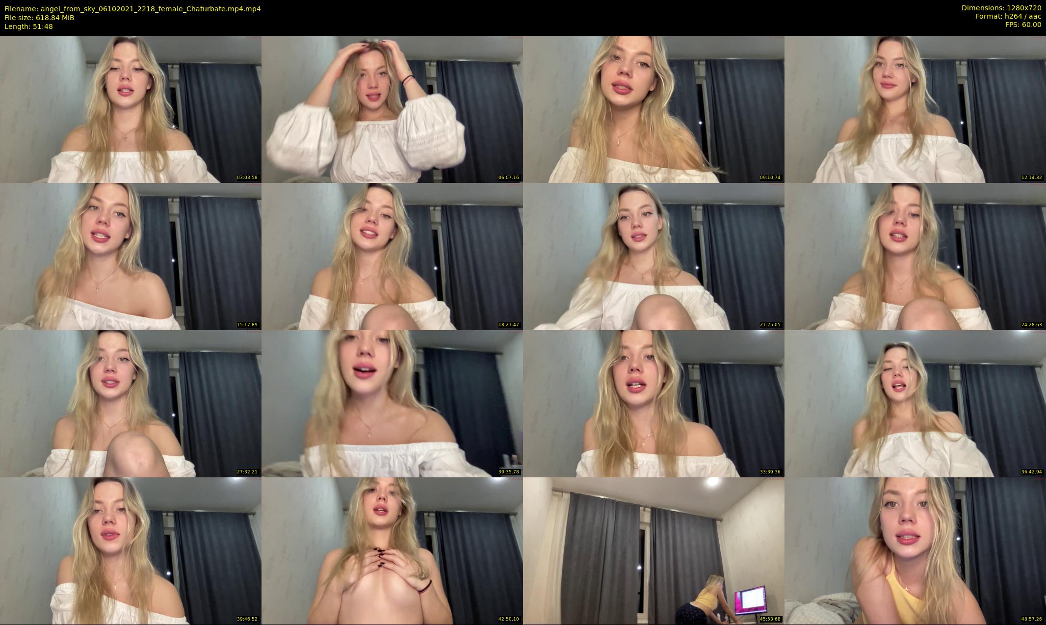 angel_from_sky — 52 minute Chaturbate female cam show recording, 720p, Oct 6, 2021