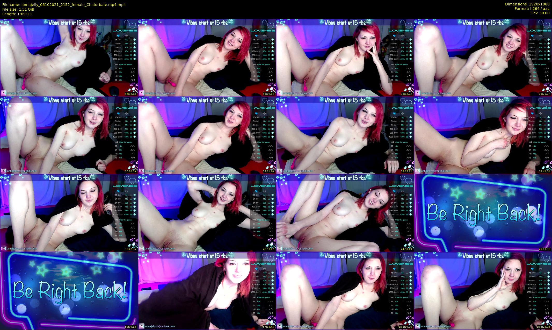 annajelly — 70 minute Chaturbate couple cam show recording, 1080p, Oct 6, 2021