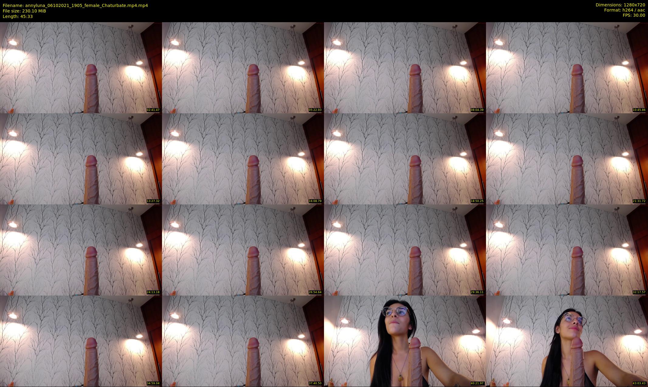 annyluna — 46 minute Chaturbate female cam show recording, 720p, Oct 6, 2021