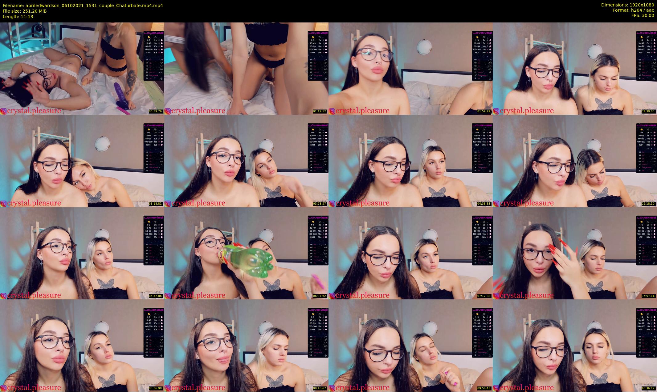 apriledwardson — 12 minute Chaturbate couple cam show recording, 1080p, Oct 6, 2021