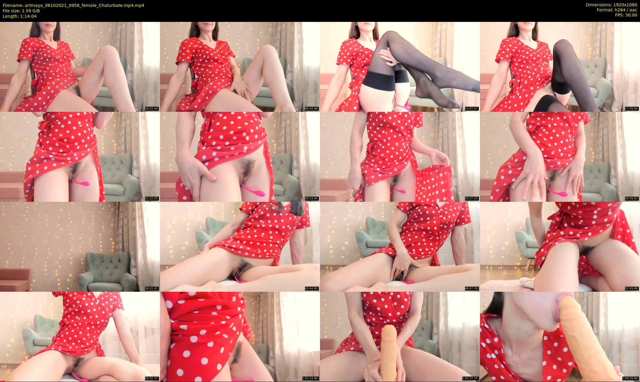 artmaya — 75 minute Chaturbate female cam show recording, 1080p, Oct 6, 2021
