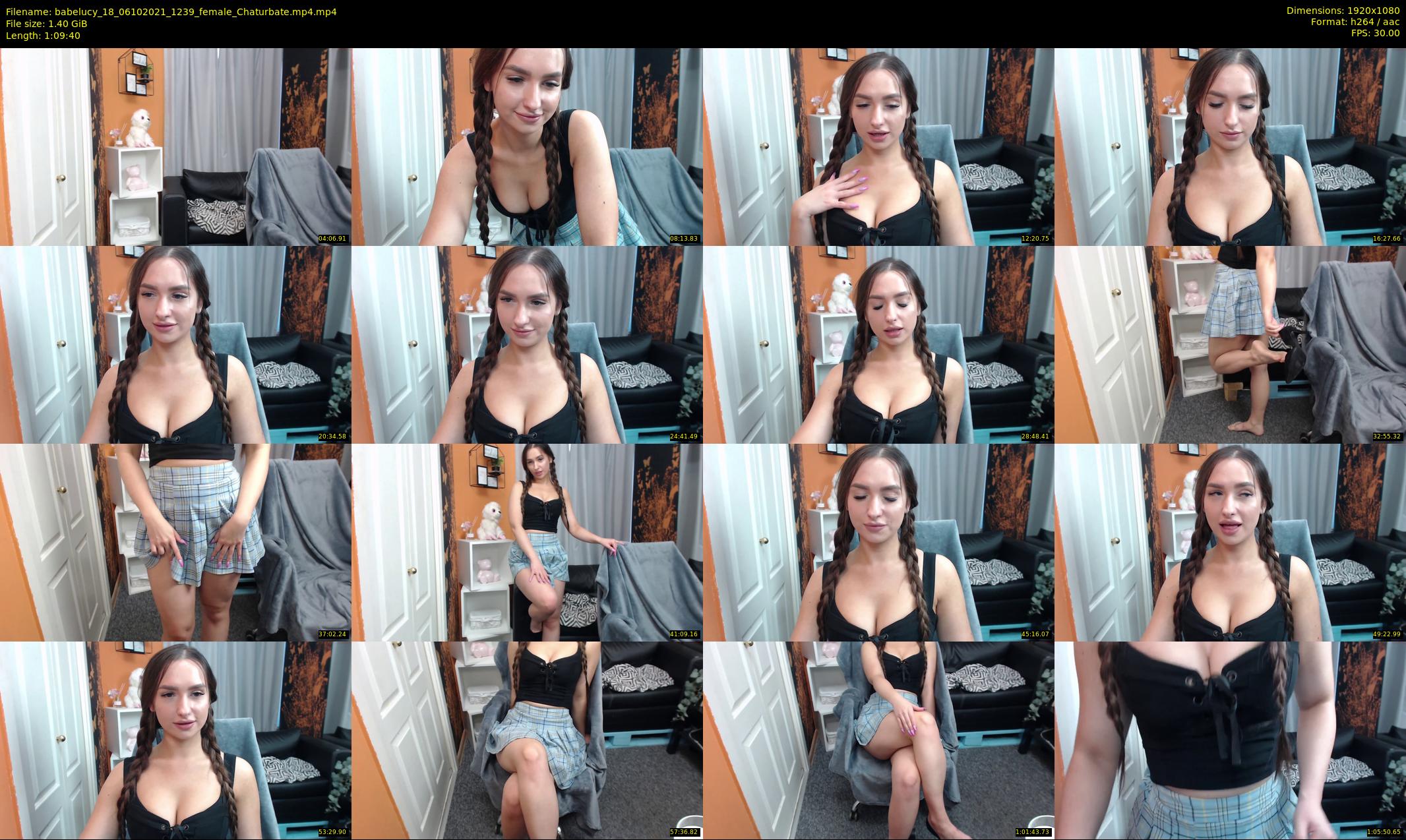 babelucy_18 — 70 minute Chaturbate female cam show recording, 1080p, Oct 6, 2021