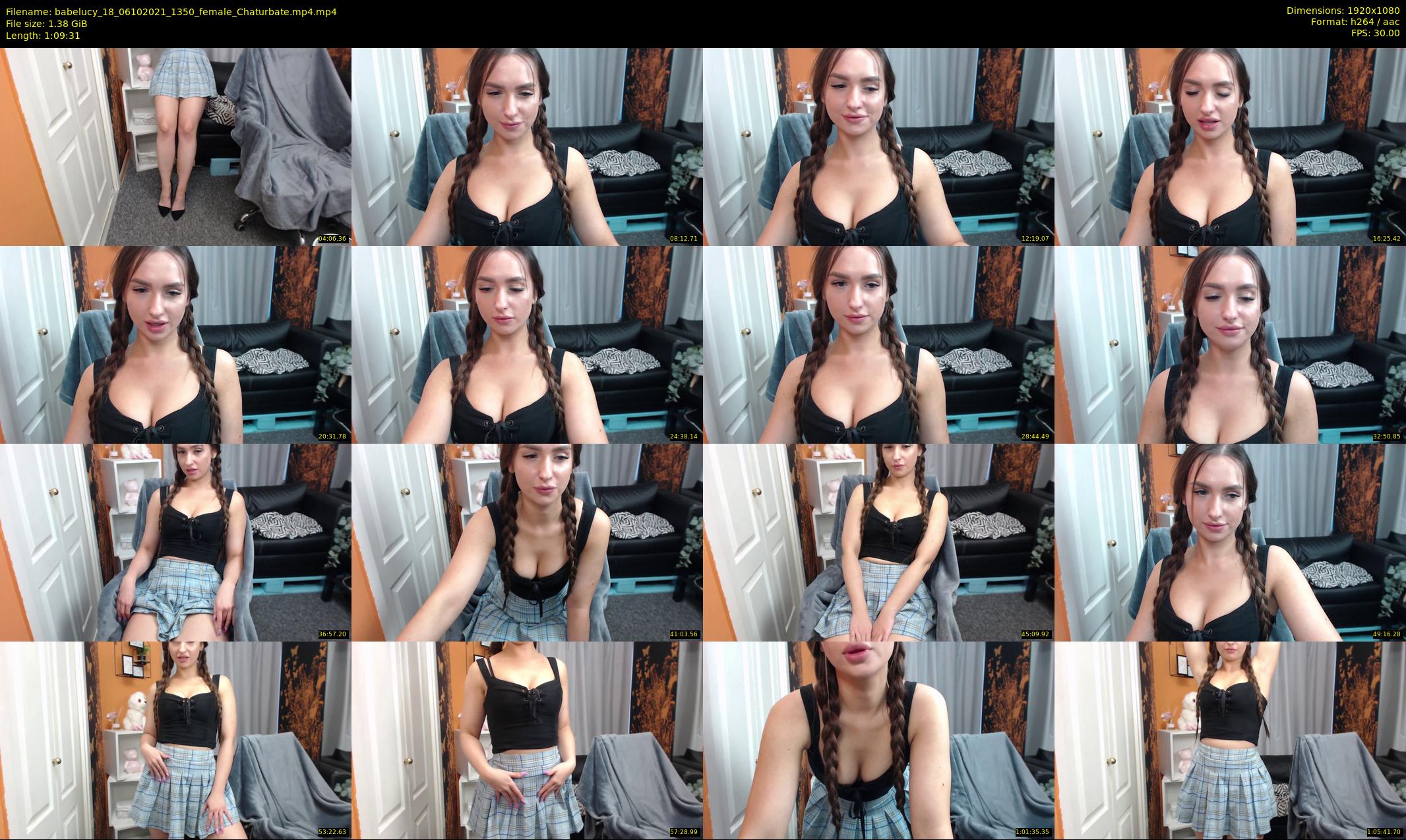 babelucy_18 — 70 minute Chaturbate female cam show recording, 1080p, Oct 6, 2021