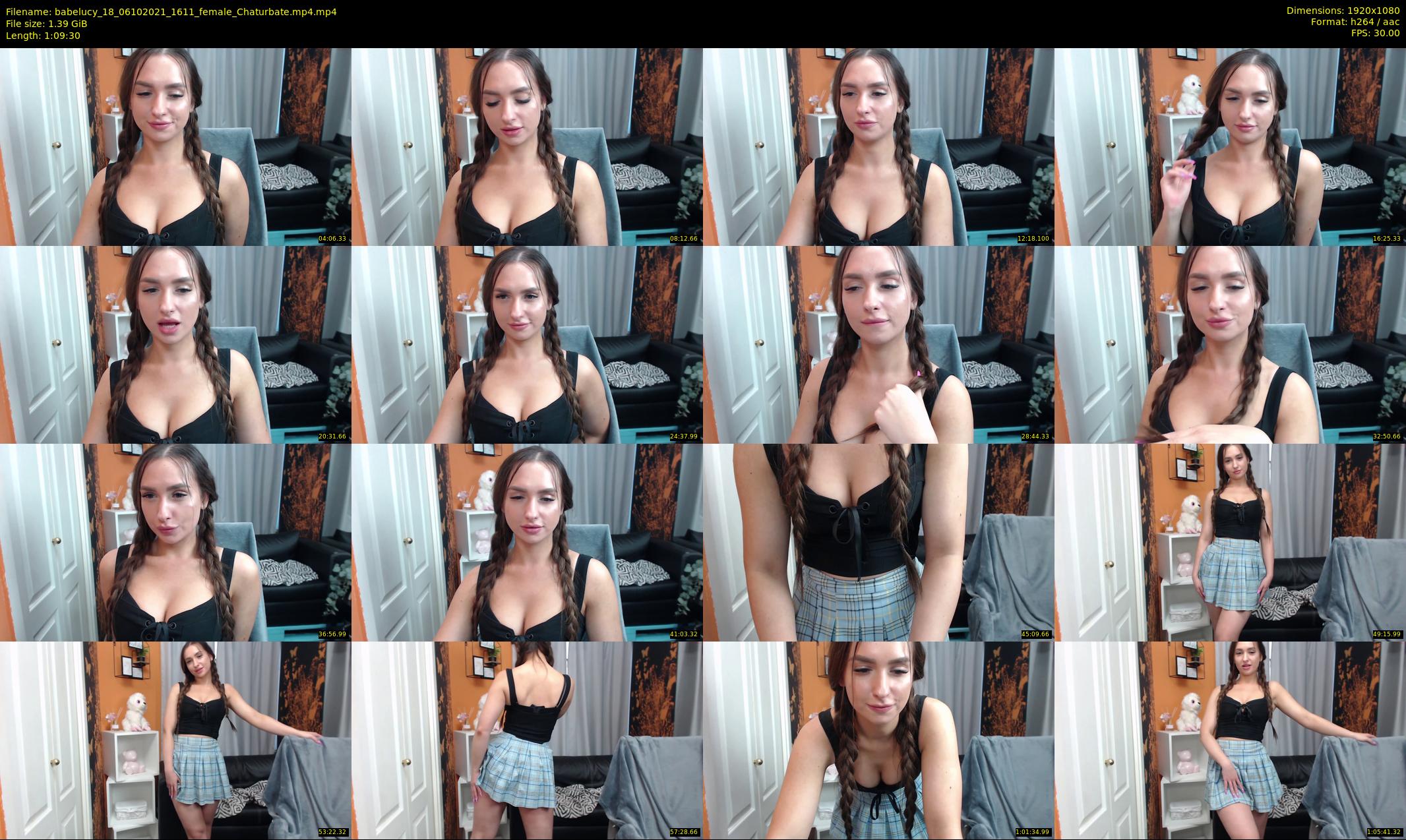babelucy_18 — 70 minute Chaturbate female cam show recording, 1080p, Oct 6, 2021