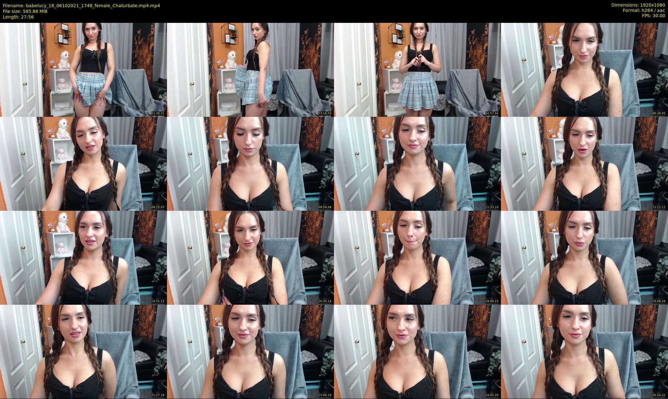 babelucy_18 — 28 minute Chaturbate female cam show recording, 1080p, Oct 6, 2021