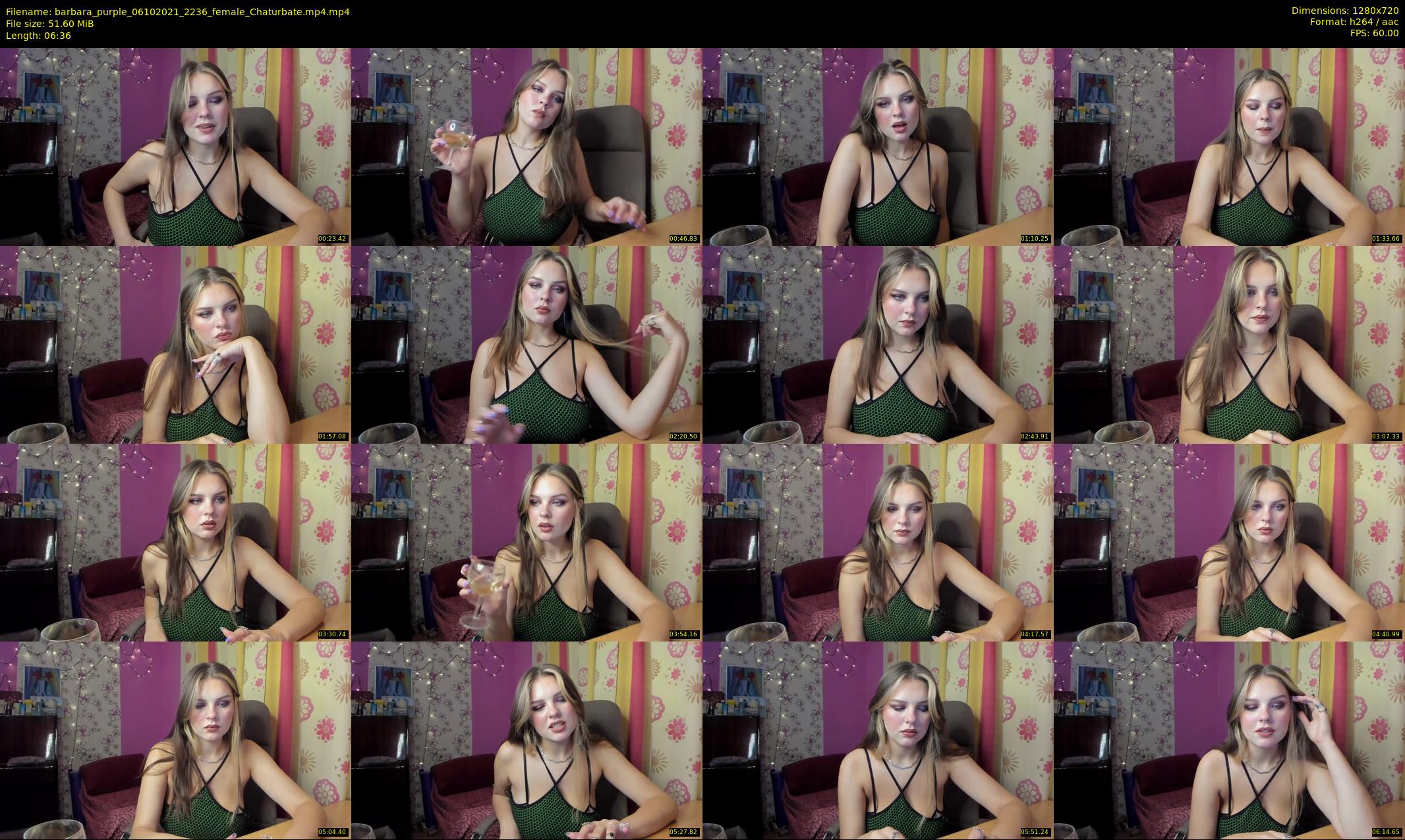barbara_purple — 7 minute Chaturbate female cam show recording, 720p, Oct 6, 2021