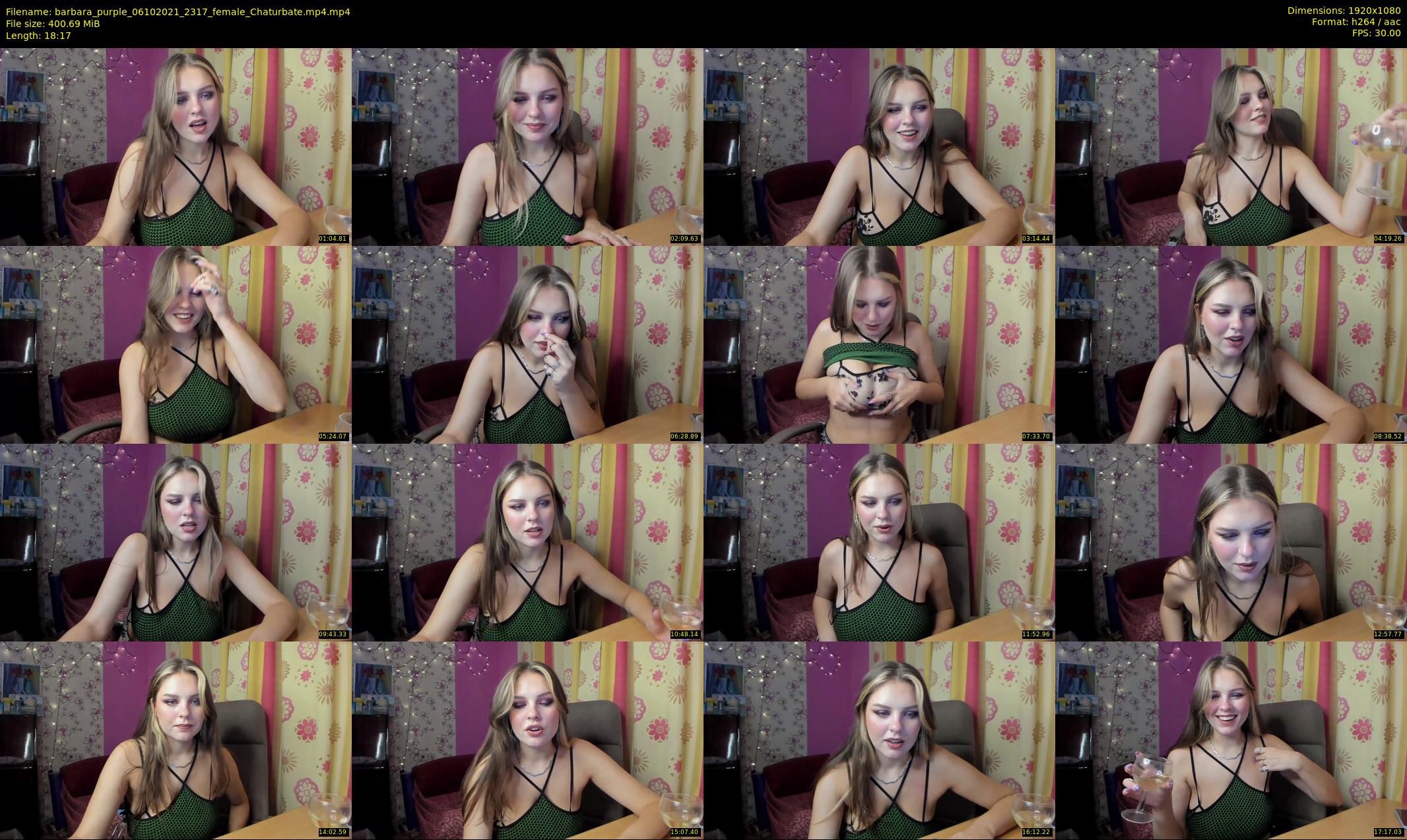 barbara_purple — 19 minute Chaturbate female cam show recording, 1080p, Oct 6, 2021
