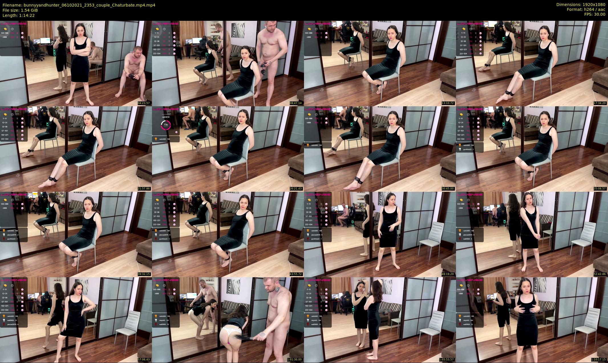 bunnyyandhunter — 75 minute Chaturbate couple cam show recording, 1080p, Oct 6, 2021