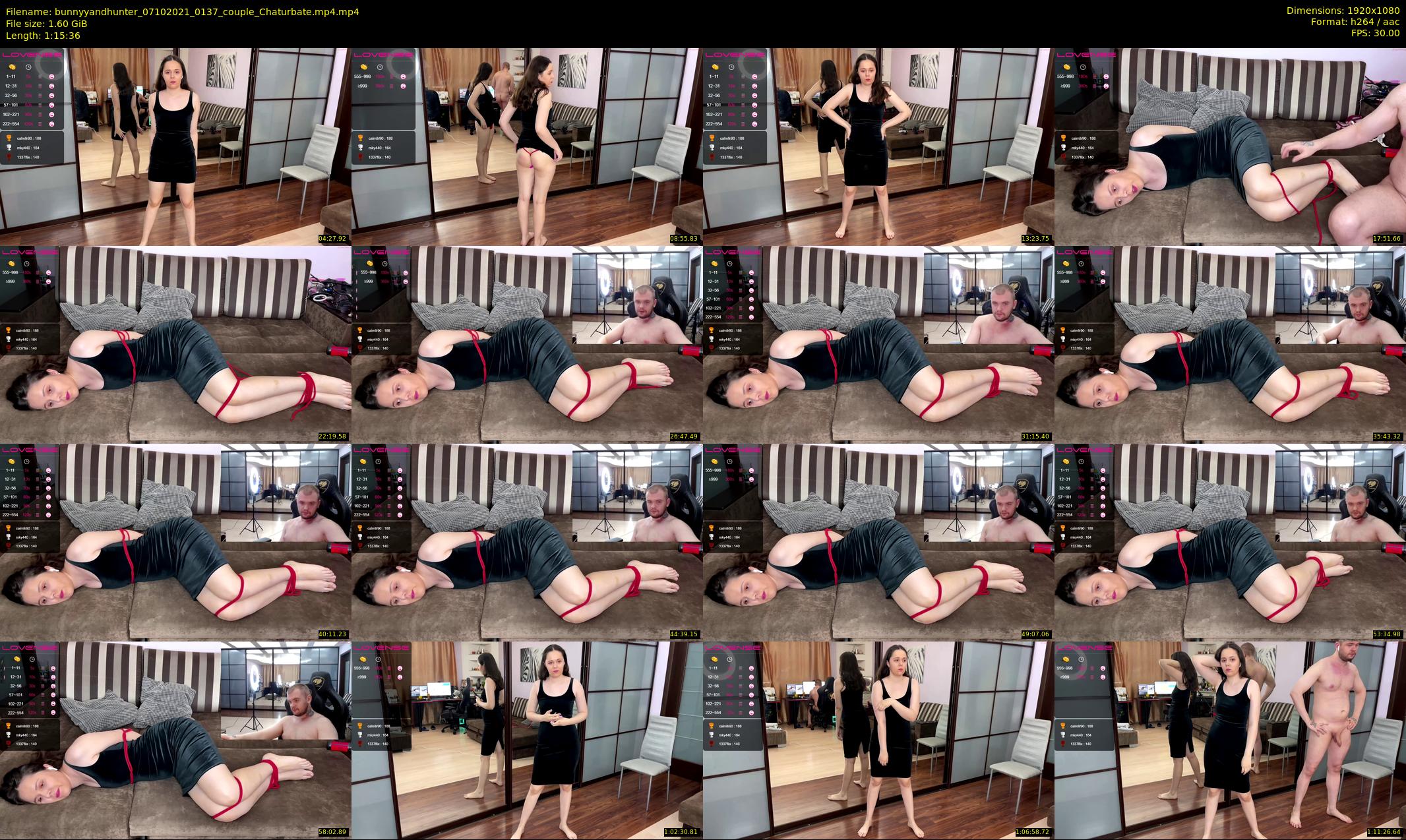 bunnyyandhunter — 76 minute Chaturbate couple cam show recording, 1080p, Oct 7, 2021
