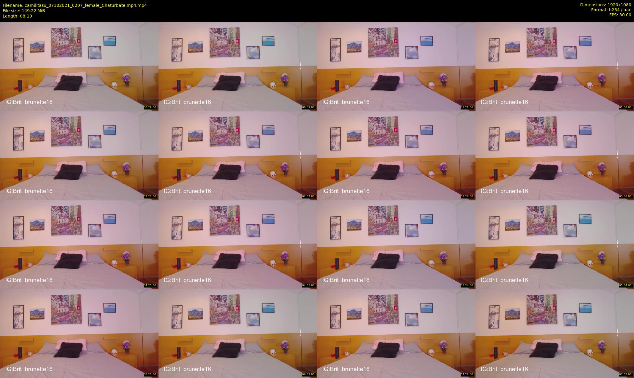 camilitasu — 9 minute Chaturbate female cam show recording, 1080p, Oct 7, 2021