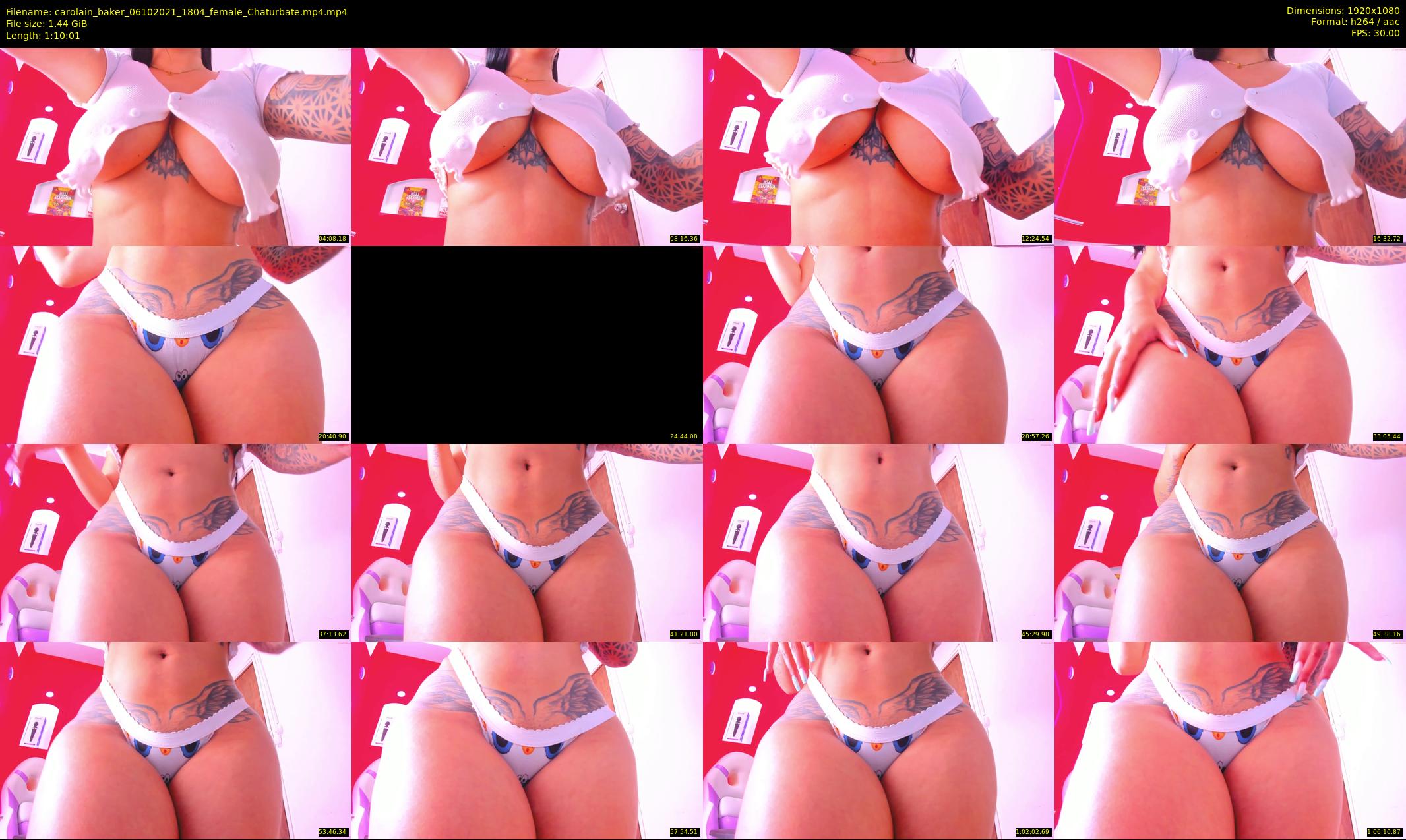 carolain_baker — 71 minute Chaturbate female cam show recording, 1080p, Oct 6, 2021