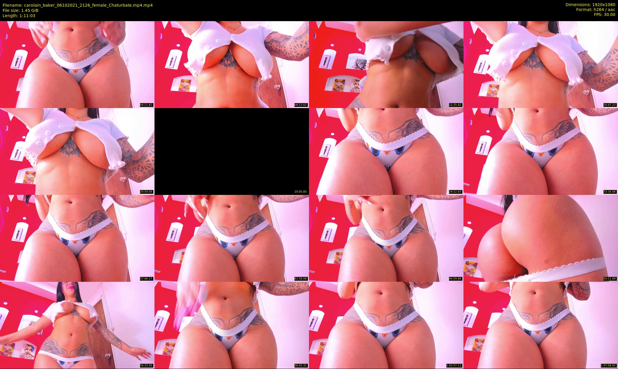 carolain_baker — 72 minute Chaturbate female cam show recording, 1080p, Oct 6, 2021