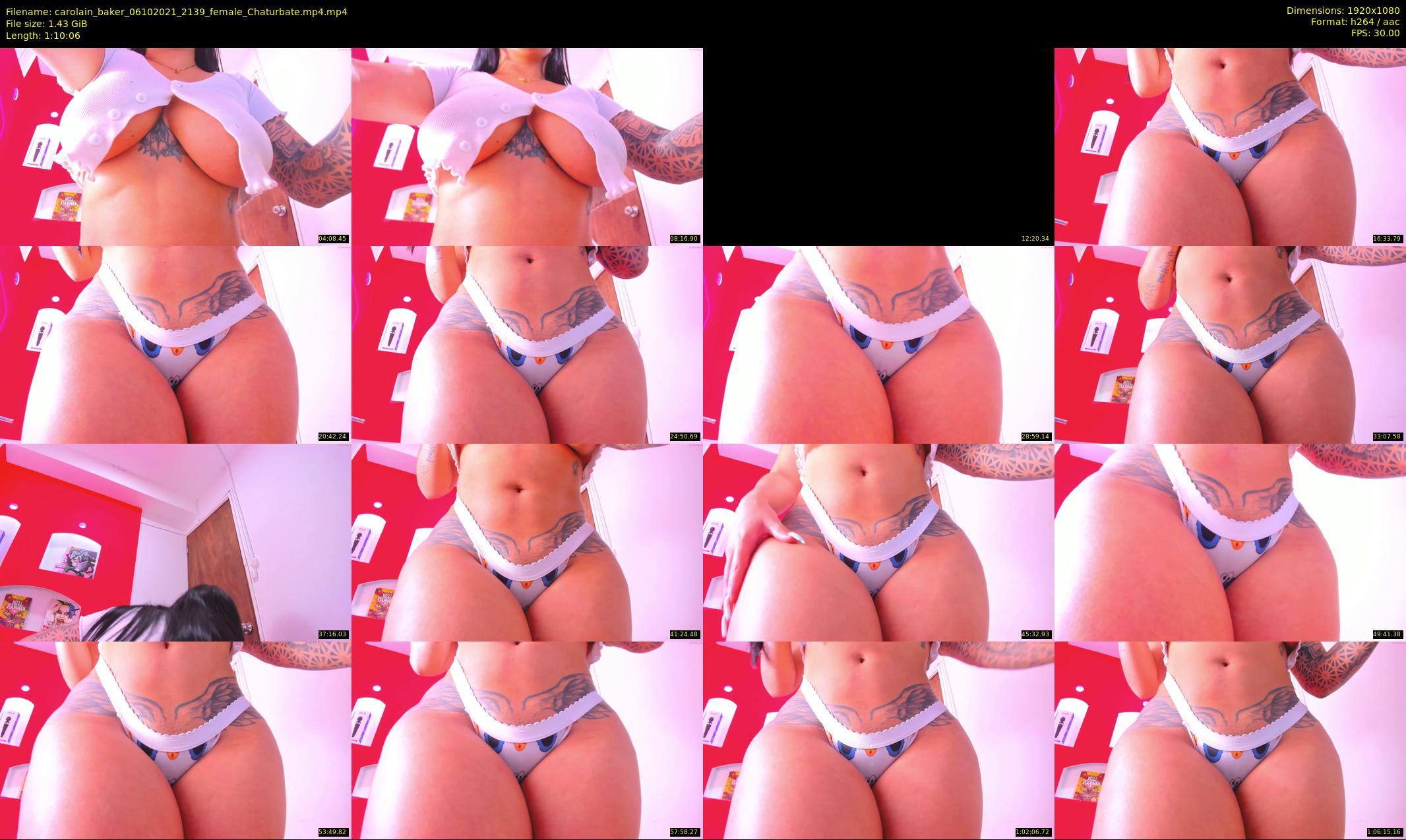carolain_baker — 71 minute Chaturbate female cam show recording, 1080p, Oct 6, 2021