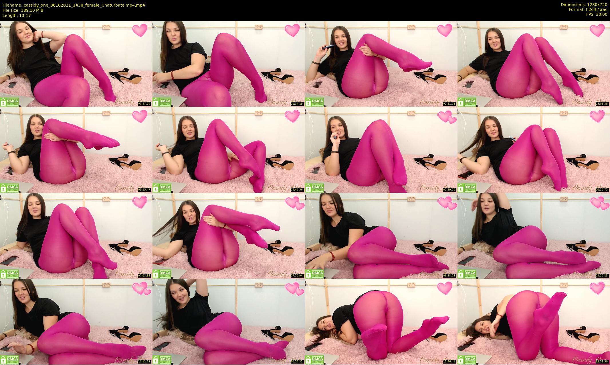cassidy_one — 14 minute Chaturbate female cam show recording, 720p, Oct 6, 2021