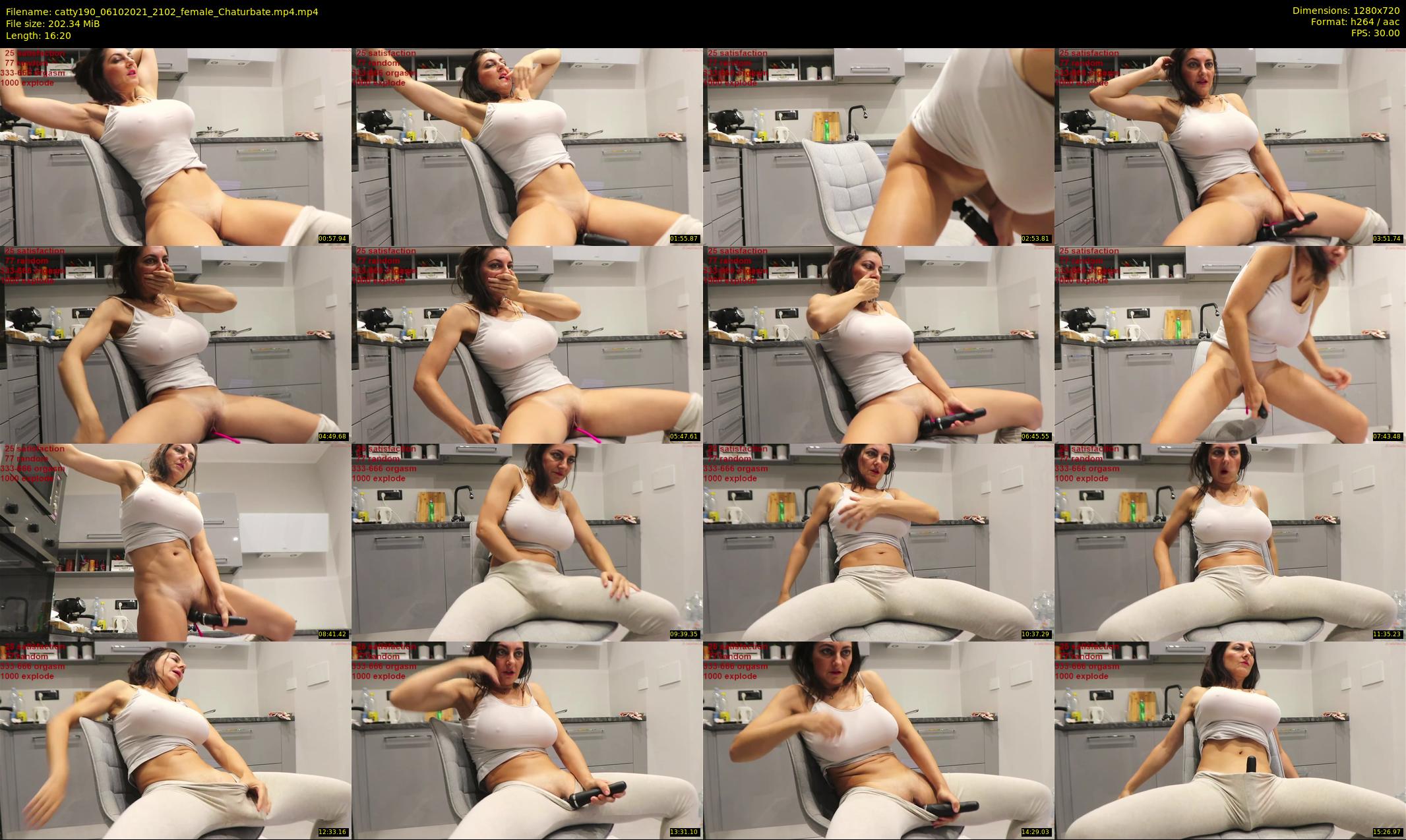 catty190 — 17 minute Chaturbate female cam show recording, 720p, Oct 6, 2021