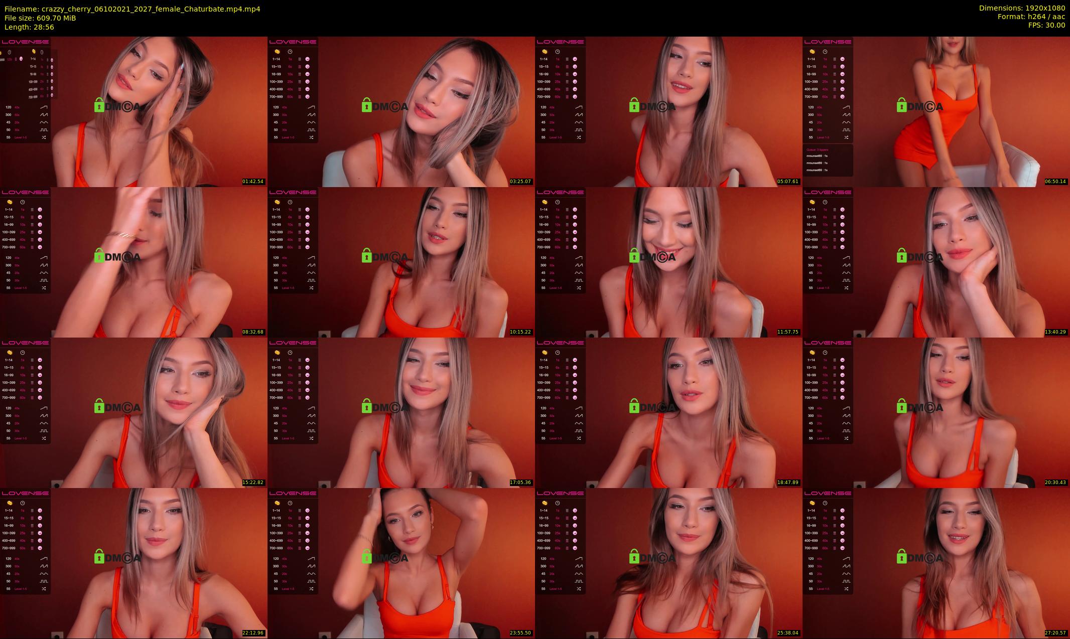crazzy_cherry — 29 minute Chaturbate female cam show recording, 1080p, Oct 6, 2021