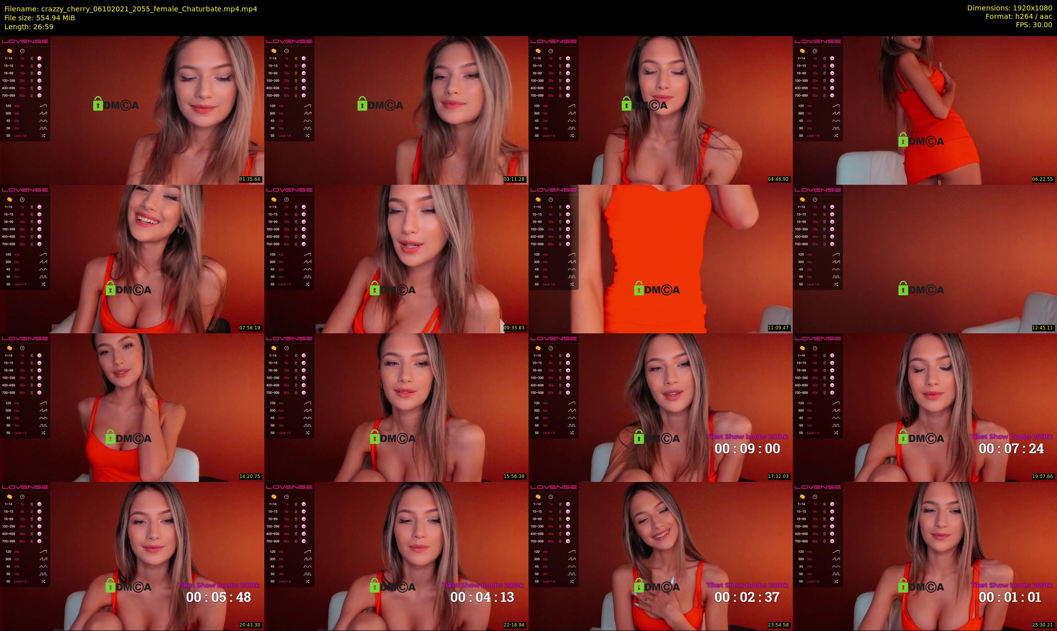 crazzy_cherry — 27 minute Chaturbate female cam show recording, 1080p, Oct 6, 2021