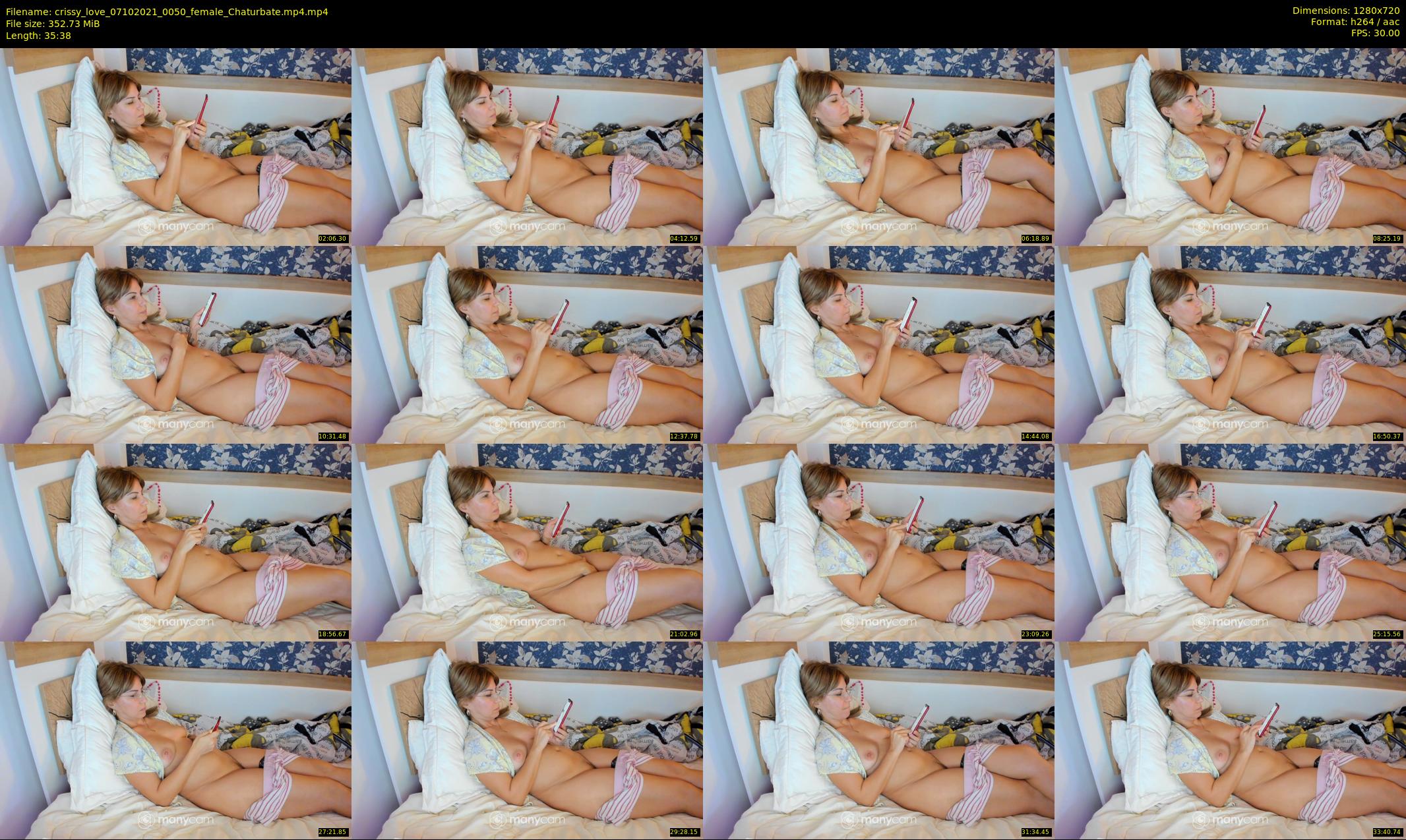 crissy_love — 36 minute Chaturbate female cam show recording, 720p, Oct 7, 2021