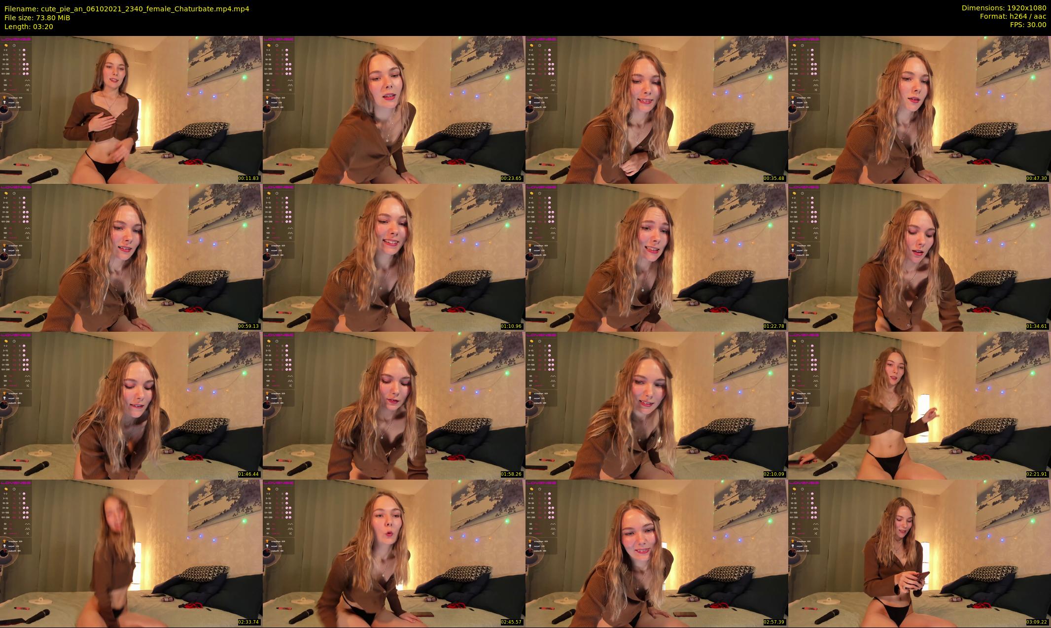 cute_pie_an — 4 minute Chaturbate female cam show recording, 1080p, Oct 6, 2021