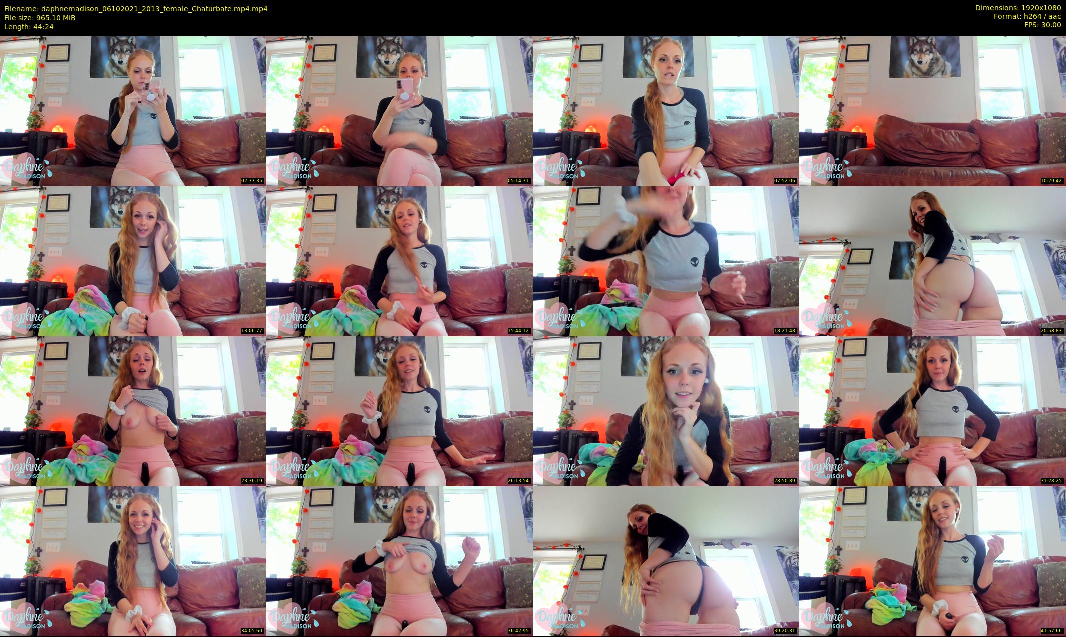 daphnemadison — 45 minute Chaturbate couple cam show recording, 1080p, Oct 6, 2021