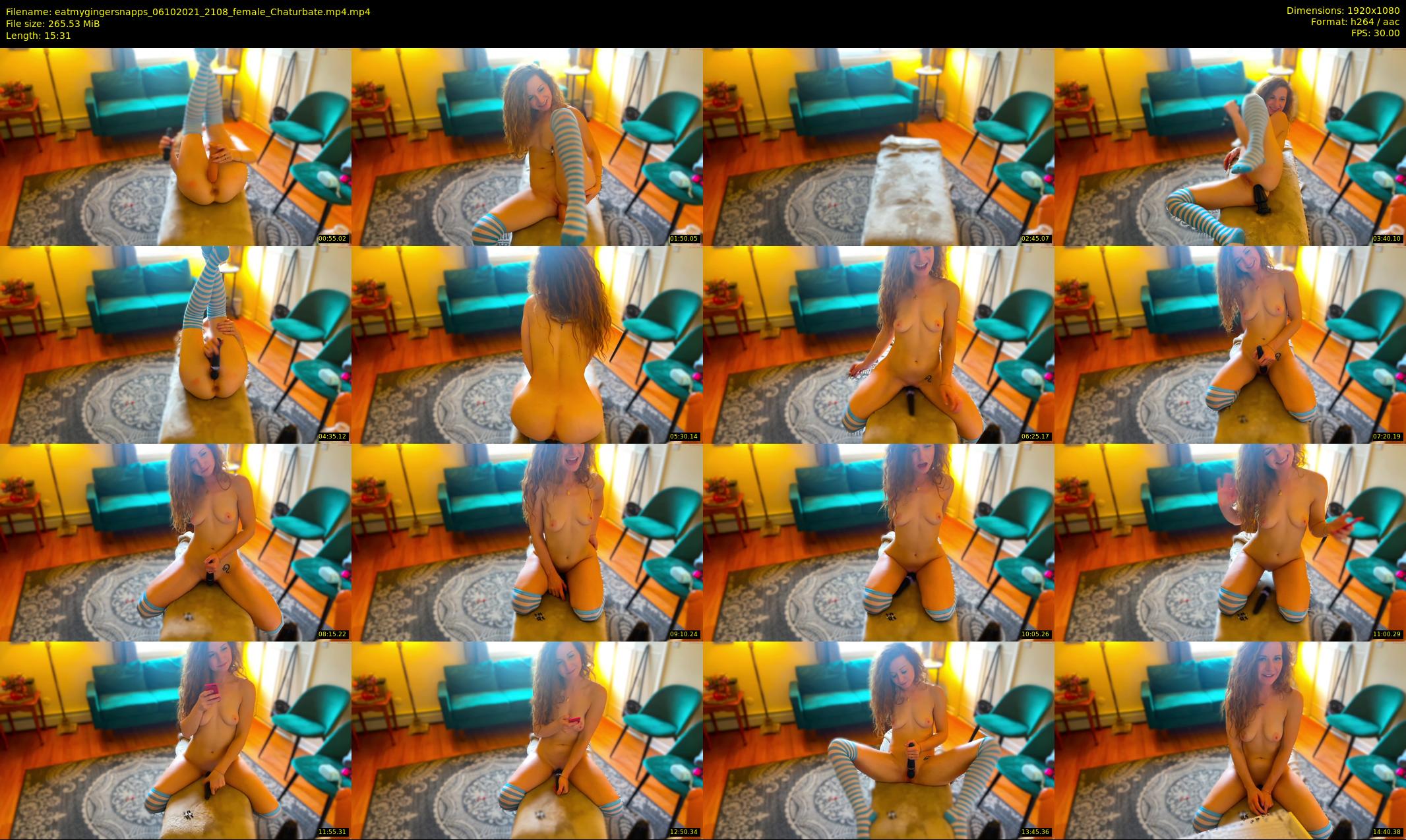 eatmygingersnapps — 16 minute Chaturbate female cam show recording, 1080p, Oct 6, 2021