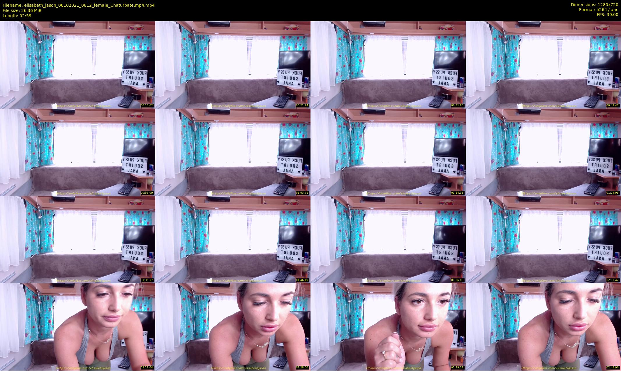 elisabeth_jason — 3 minute Chaturbate couple cam show recording, 720p, Oct 6, 2021