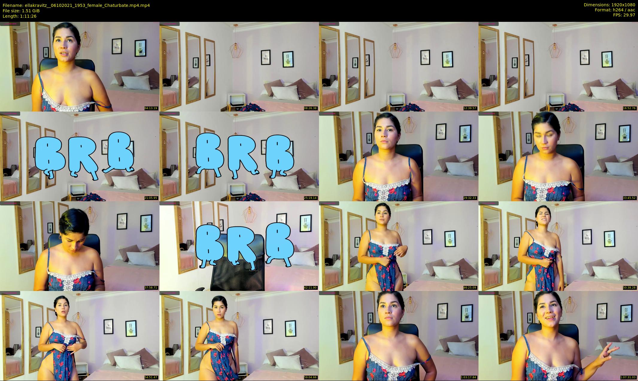 ellakravitz_ — 72 minute Chaturbate female cam show recording, 1080p, Oct 6, 2021