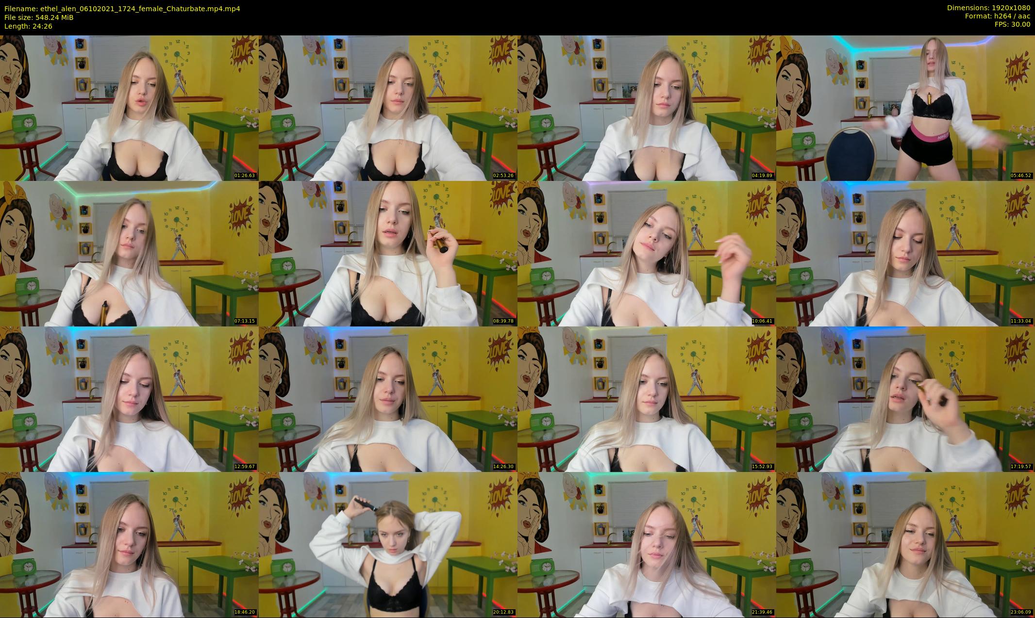 ethel_alen — 25 minute Chaturbate female cam show recording, 1080p, Oct 6, 2021