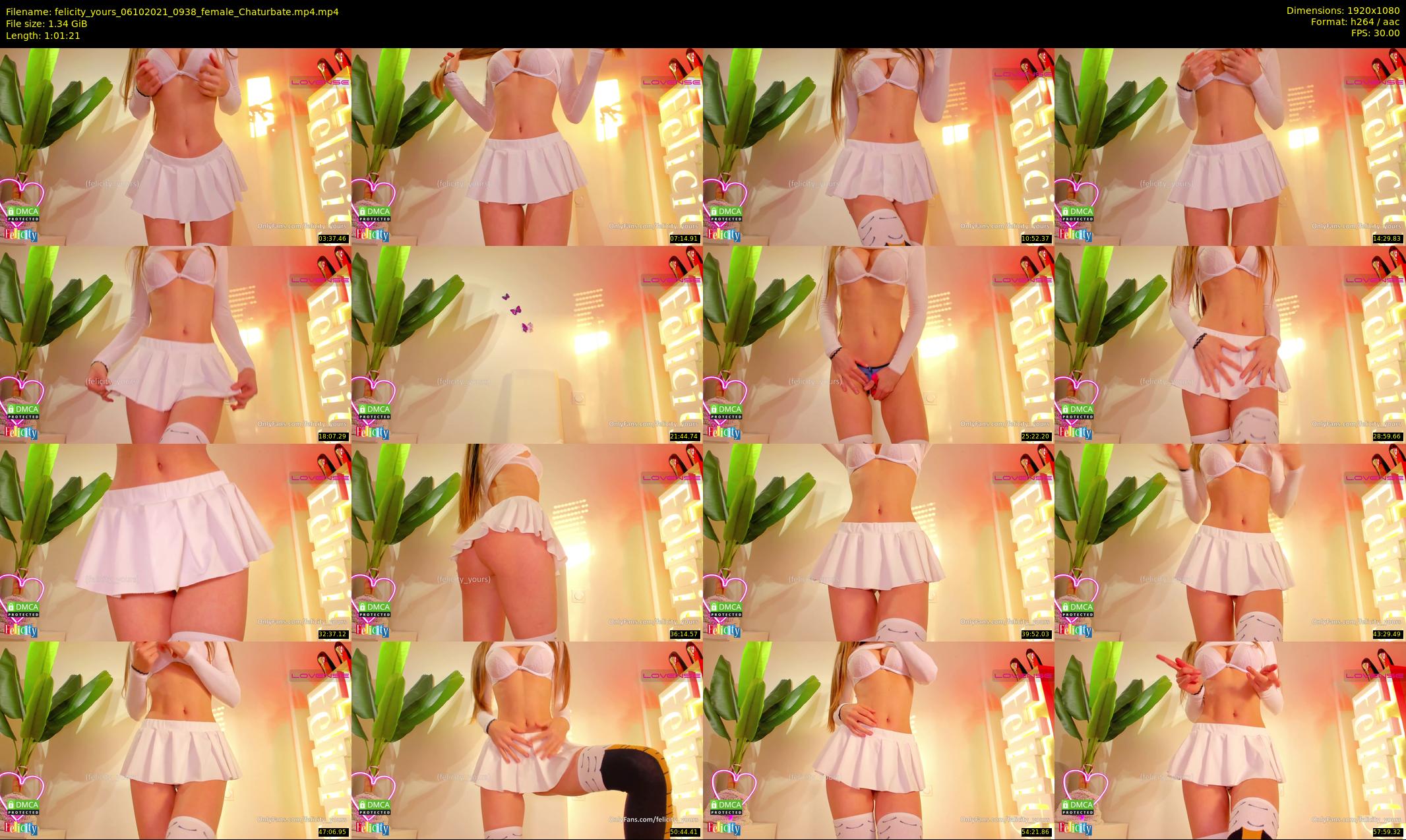 felicity_yours — 62 minute Chaturbate female cam show recording, 1080p, Oct 6, 2021